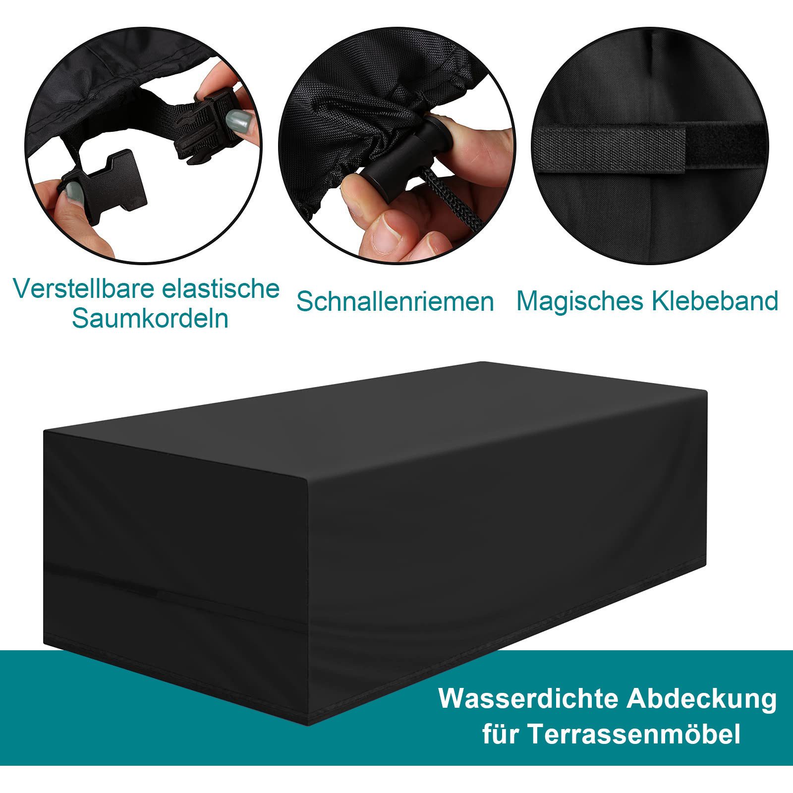 Jibenhome Gartenmöbel-Schutzhülle Abdeckung für Gartenmöbel, Wasserdicht, 6 günstig online kaufen