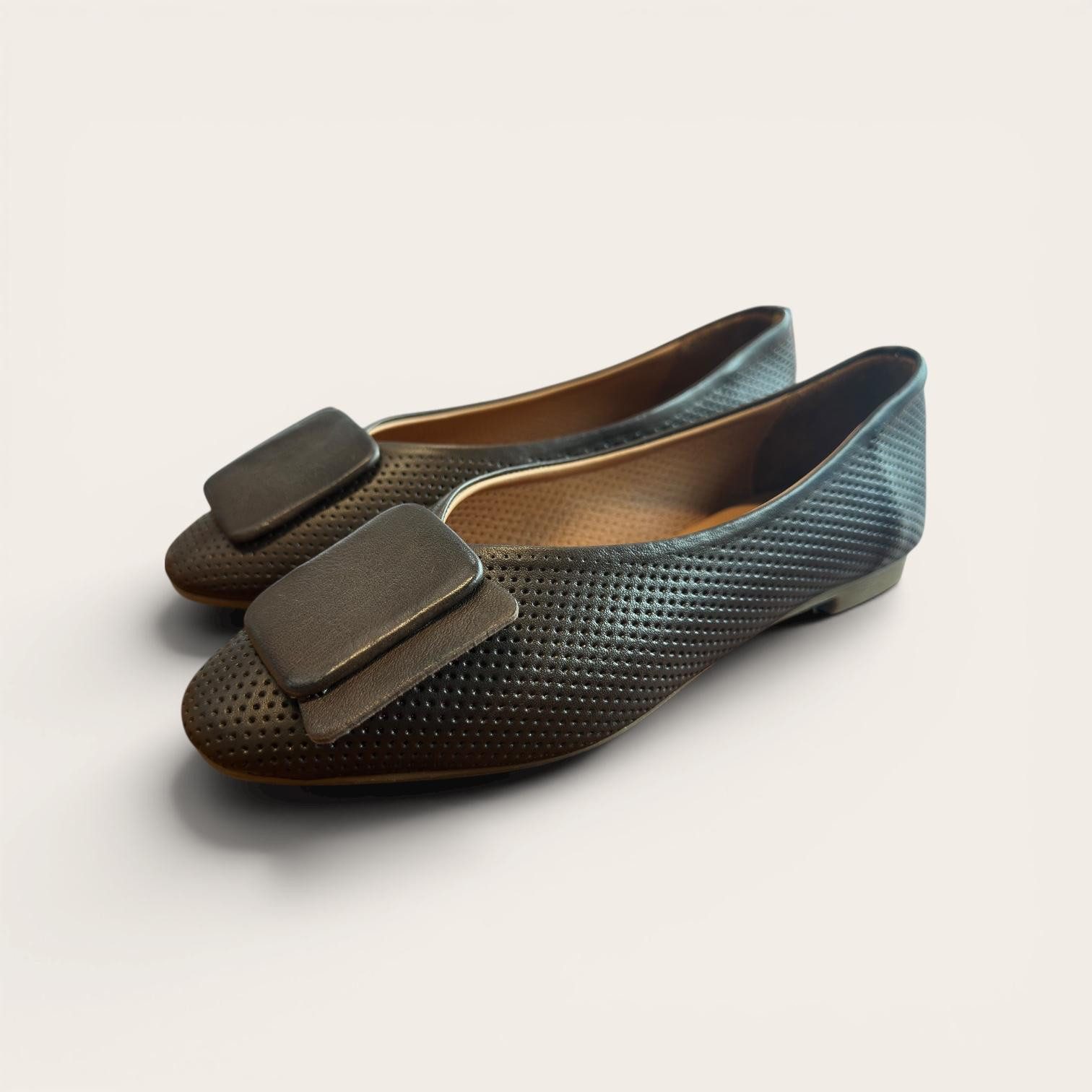 Begoria Begoria Snake - Exquisite Leder-Ballerinas mit Schlangenmuster Ballerina