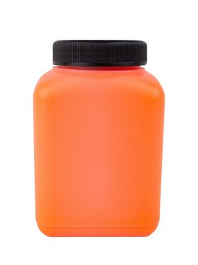 PSYWORK Bastelfarbe 500ml PSYWORK Schwarzlicht Dispersionsfarbe Neon Orange, UV-aktiv, leuchtet unter Schwarzlicht
