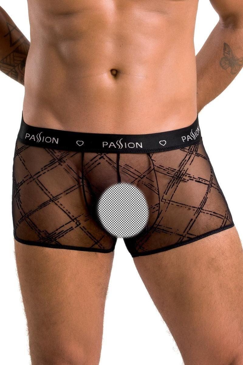 Passion Menswear Boxershorts Passion Menswear Schwarzer Männer Shorts 032 - (2XL/3XL,L/XL,S/M)