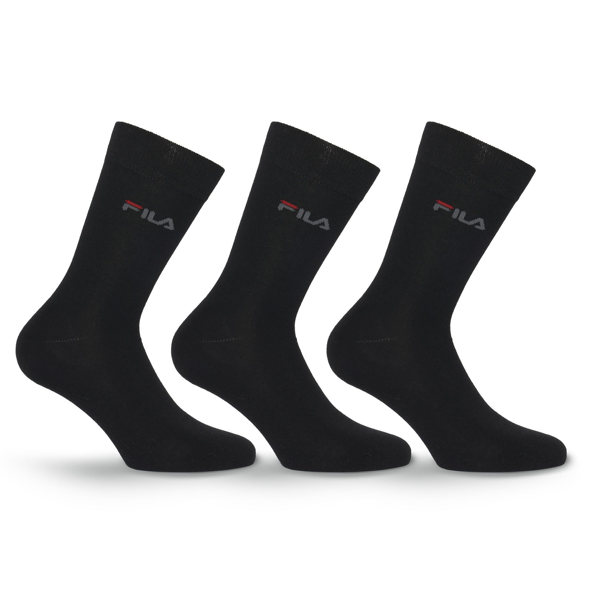 Fila Socken (3 Paar) mit feinem Rippenbündchen günstig online kaufen
