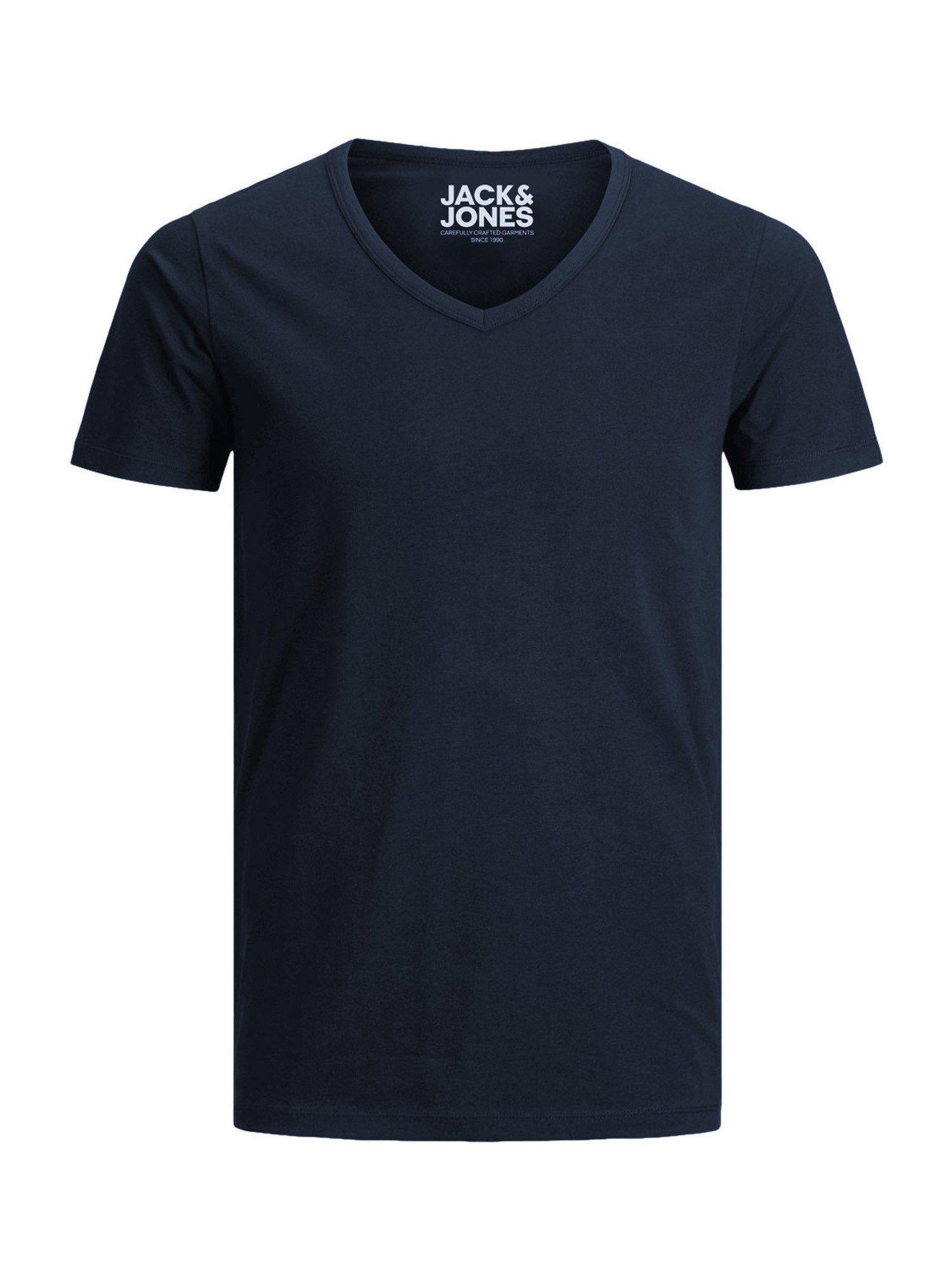 Jack & Jones T-Shirt Basic V-Neck (3-tlg., 3er Pack) etwas länger geschnitt günstig online kaufen