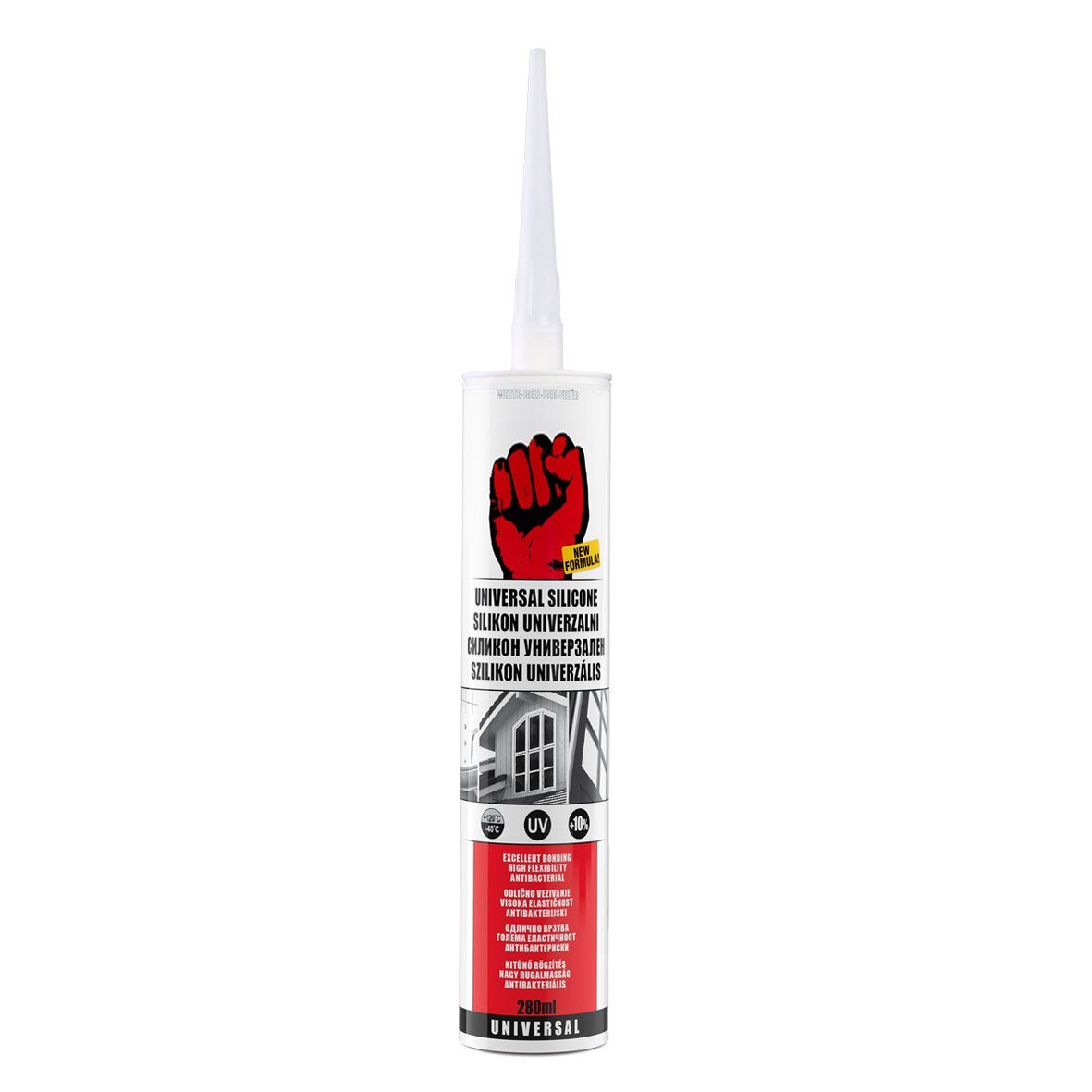 BigDean Silikon Universal Silikon weiß - günstig online kaufen