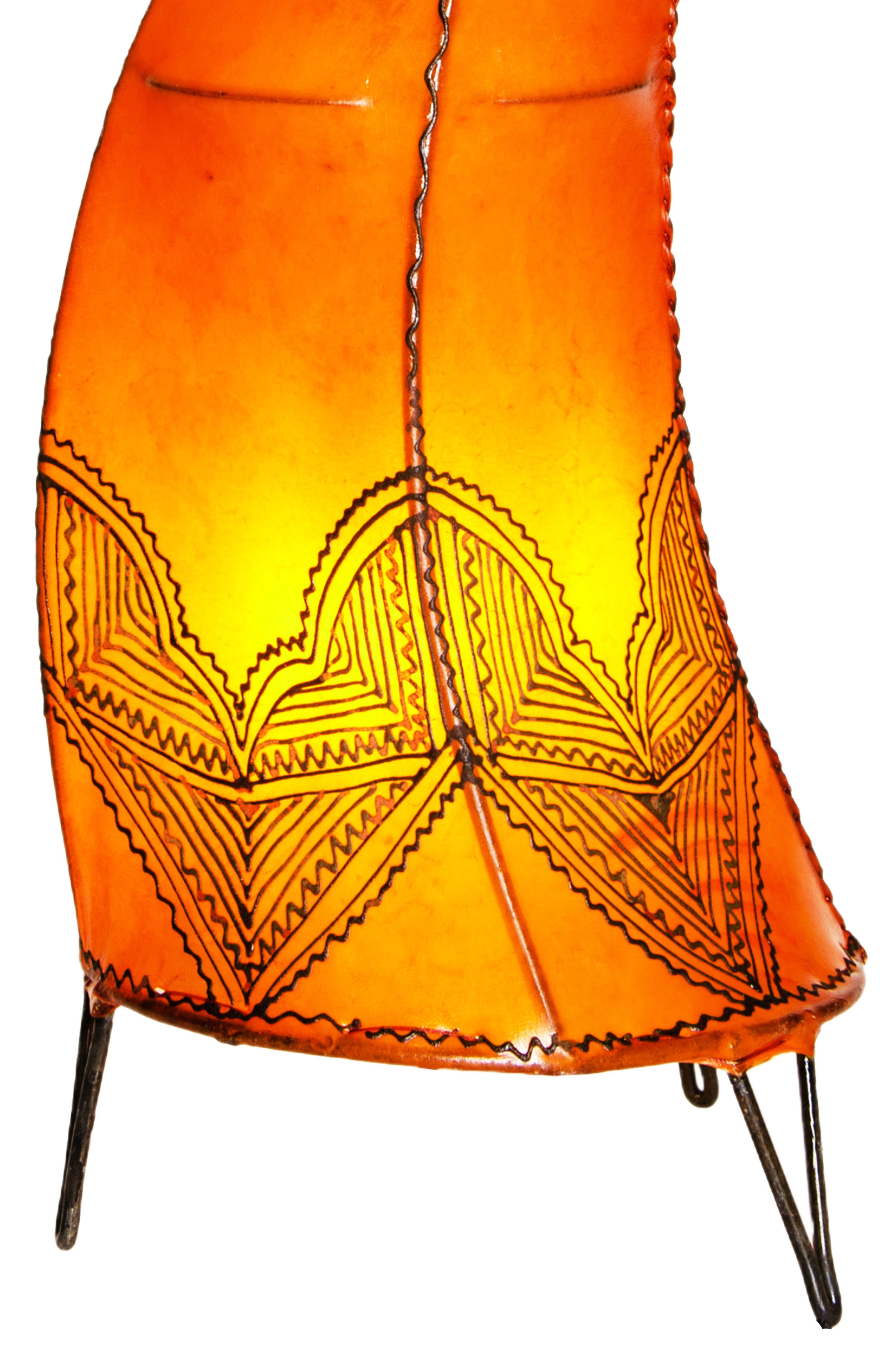Marrakesch Orient & Mediterran Interior Stehlampe Orient stehlampe Arif orange 70cm, Handwäsche