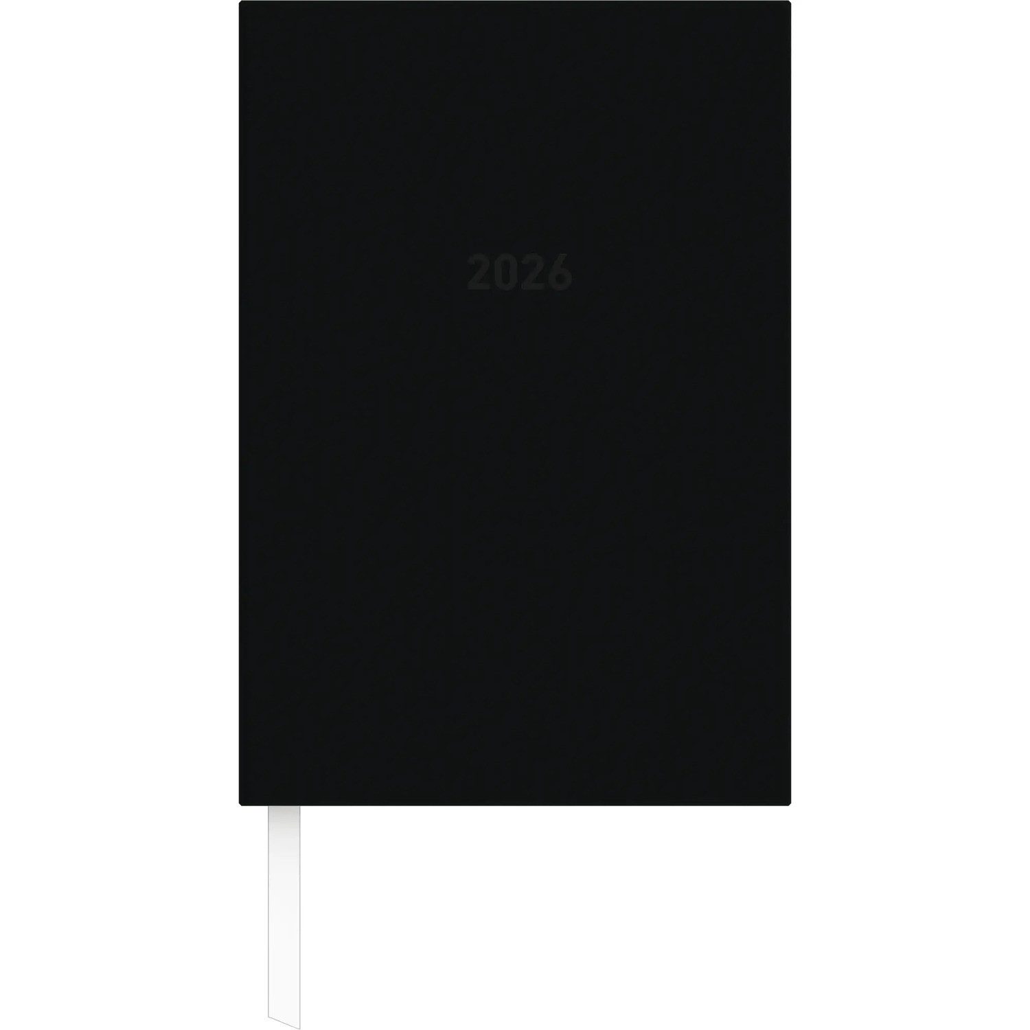 NEUMANN Taschenkalender Zettler Buchkalender 2026 14,5x21 cm schwarz Bürokalender 1 Tag auf...