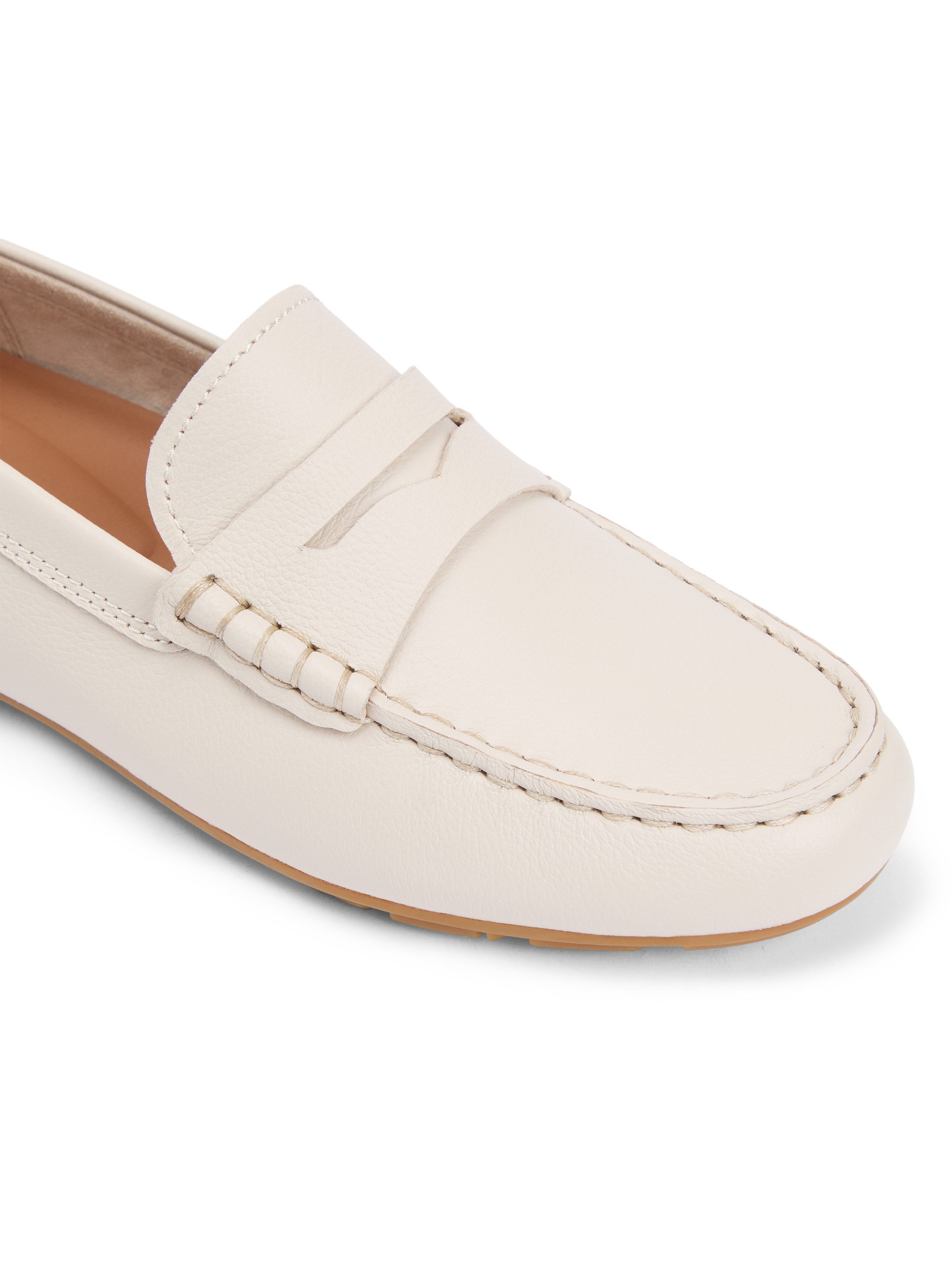Tommy Hilfiger FLAG LEATHER DRIVER LOAFER Slipper Halbschuh, Schlupfschuh m günstig online kaufen