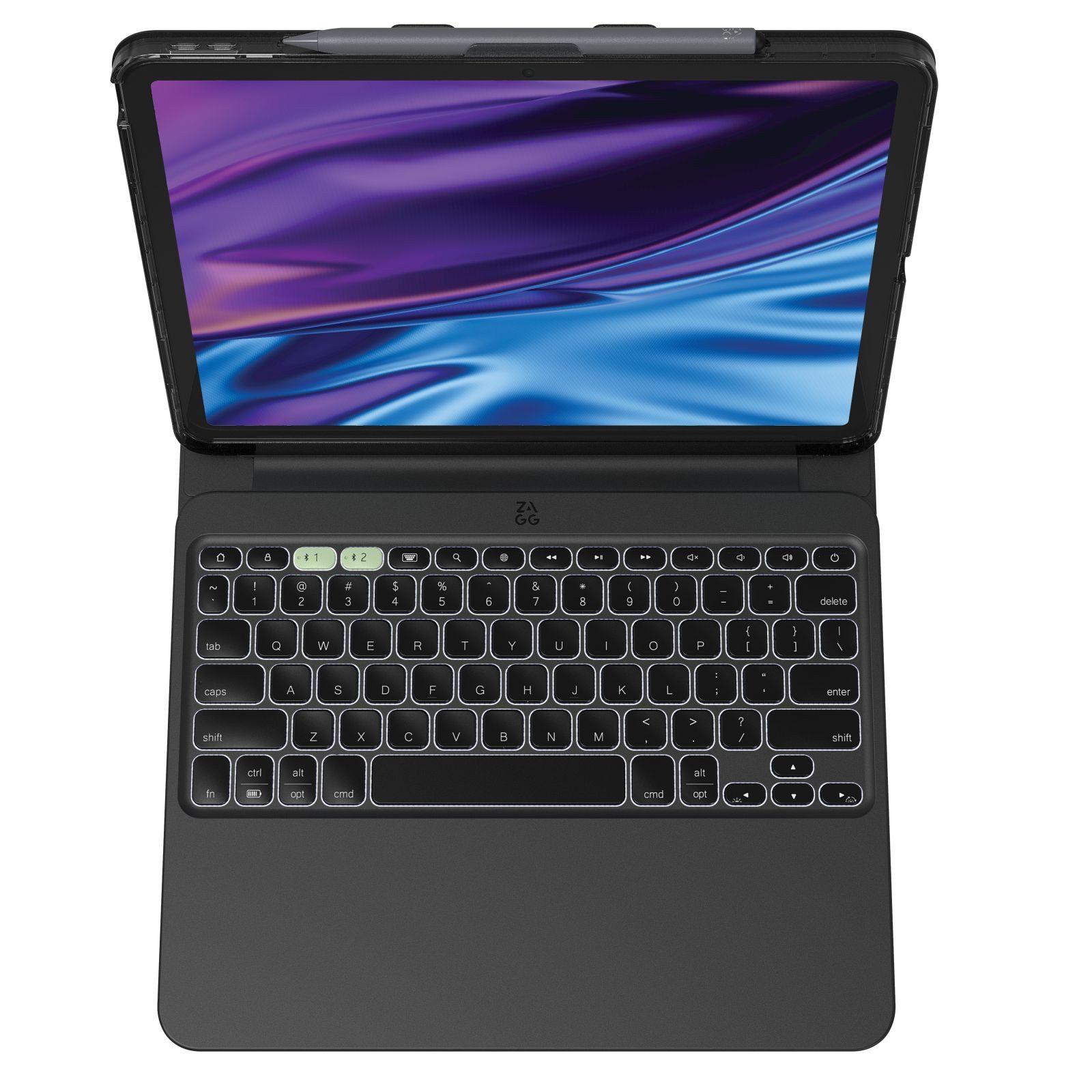 ZAGG Pro Keys 2 - Tastatur und Foliohülle (Folienabdeckung) Tastatur