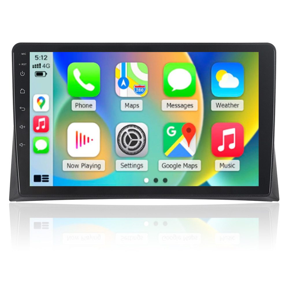 A-Sure Carplay Android 15 Navi Für VW T5 Multivan Transporter 2010-2015 Autoradio (DSP, RDS, Digitalradio (DAB), USB, 1280*720)