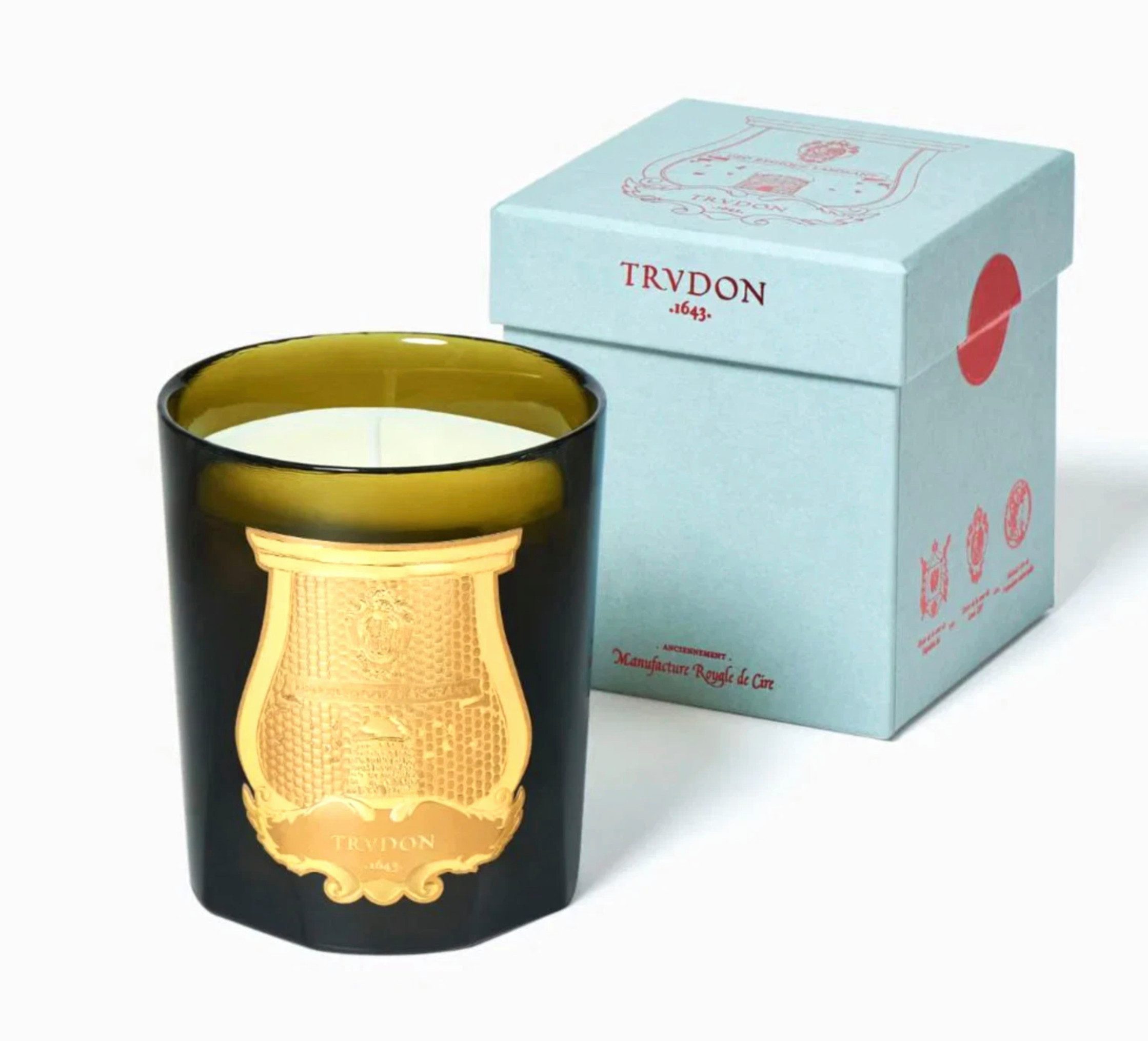 Cire Trudon Duftkerze Abd El Kader Duft Kerze mit Minze Ingwer Jasmin Vanille 270g (1-tlg), Mundgeblasenes Glas wird in der Toskana von Hand gefertigt