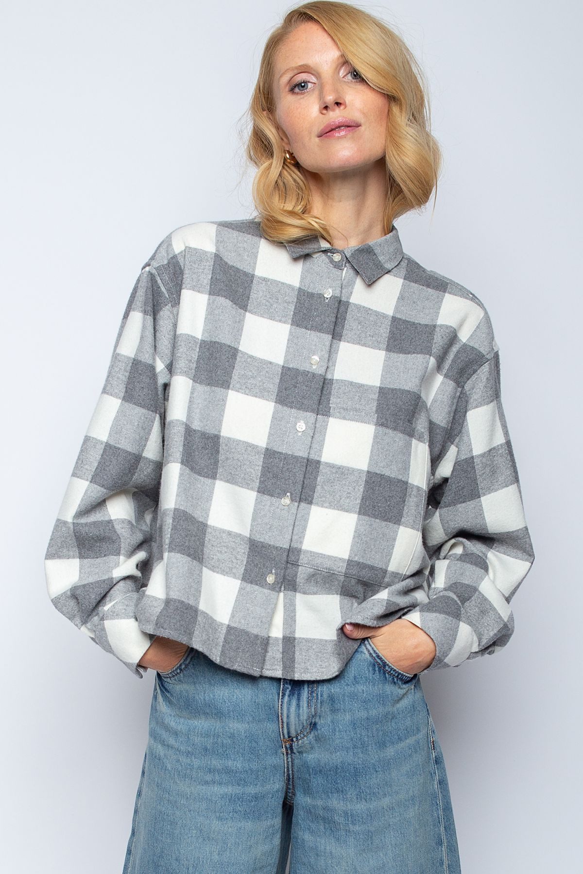 Emily Van Den Bergh Flanellbluse
