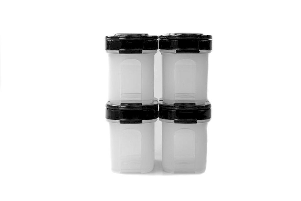 TUPPERWARE Vorratsdose Gewürz-Zwerge 120 SPÜLTUCH (4) Gewürzbehälter + ml