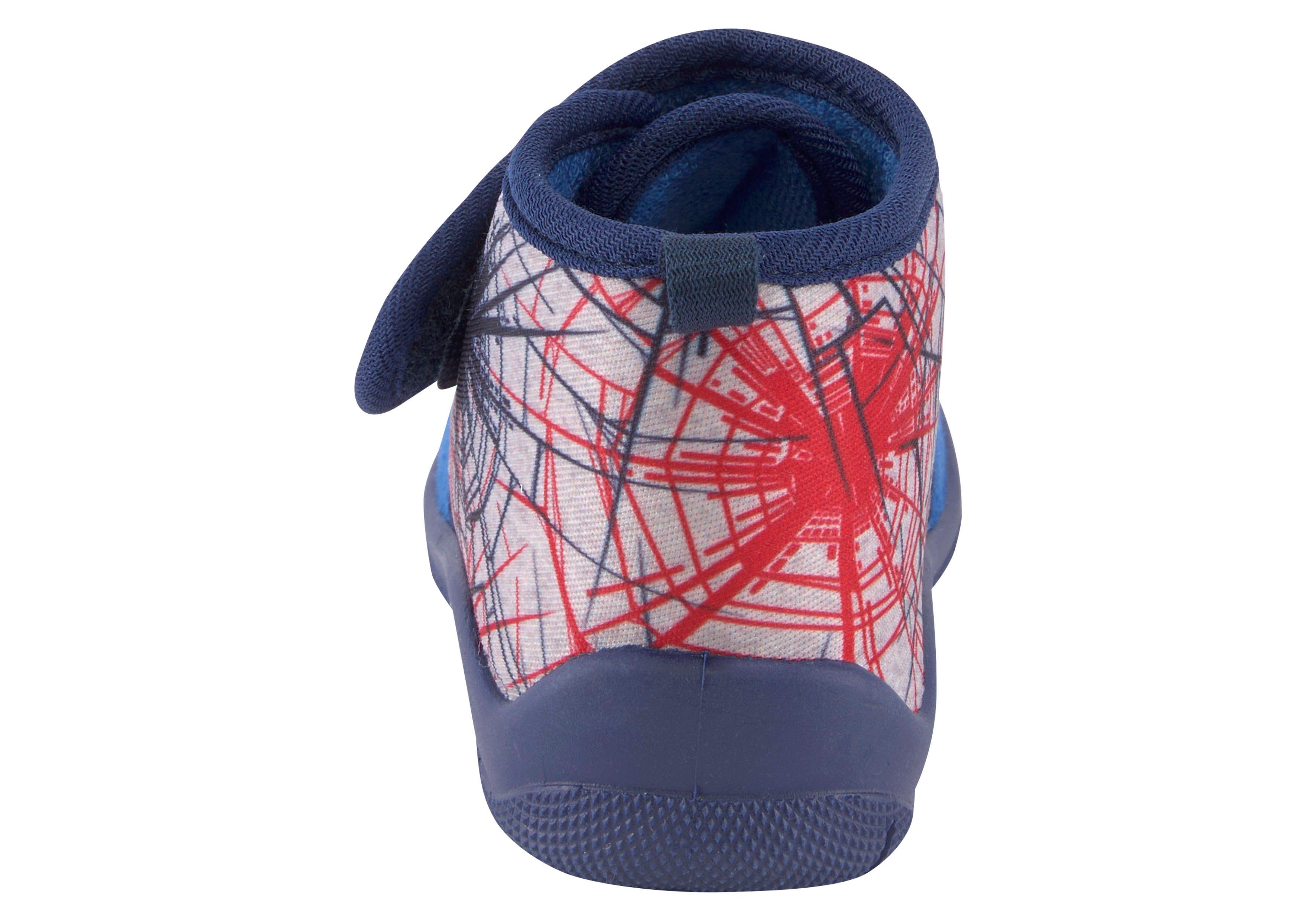 Spiderman mit Disney Hausschuh Klettverschluss