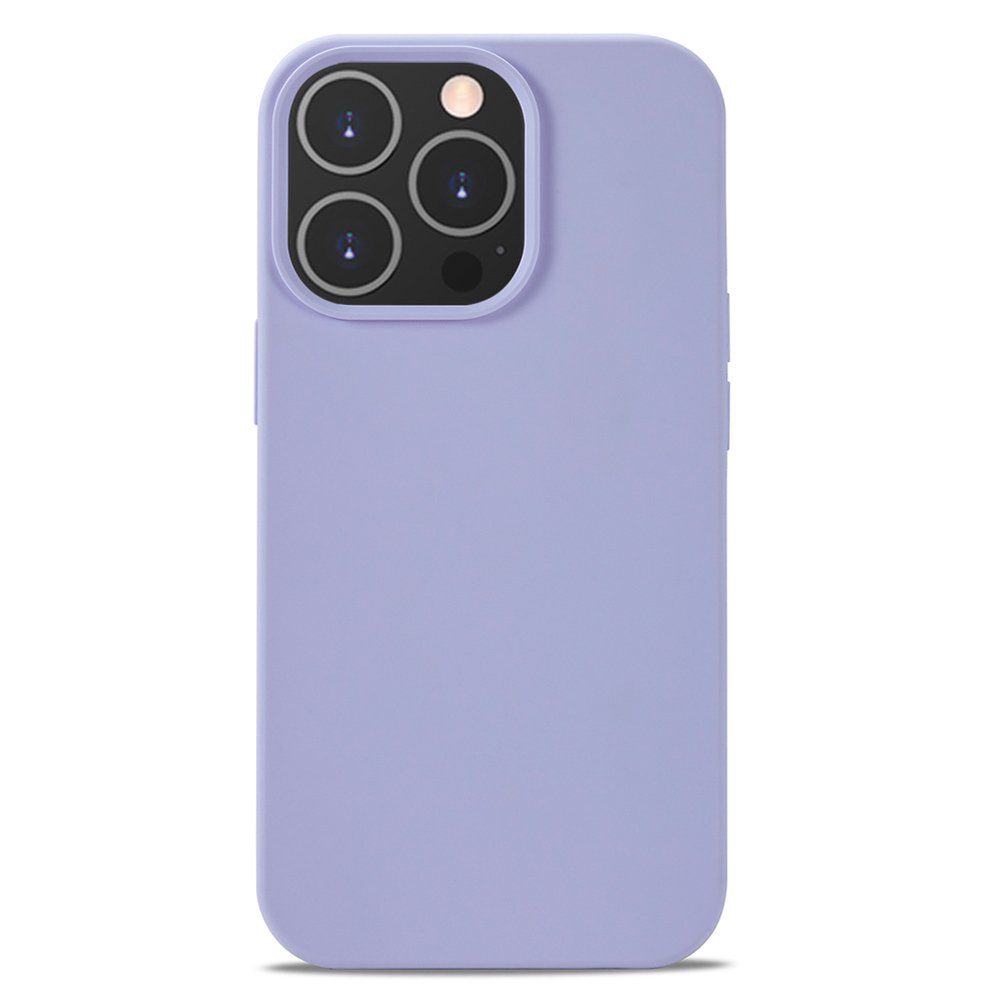 FITSU Handyhülle Silikon Case für iPhone 14 Pro Hülle 6,1 Zoll, Schlanke Handyschale Soft Case Schutzhülle mit Kameraschutz Slim Cover