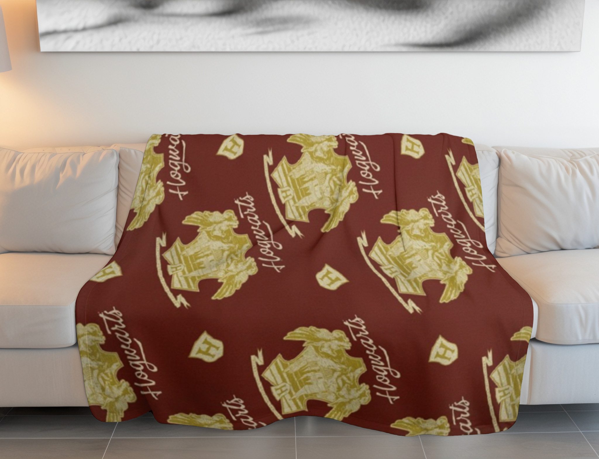 Wohndecke Decke – Wohndecke 130x160 cm für Kinderzimmer und mehr, Harry Potter