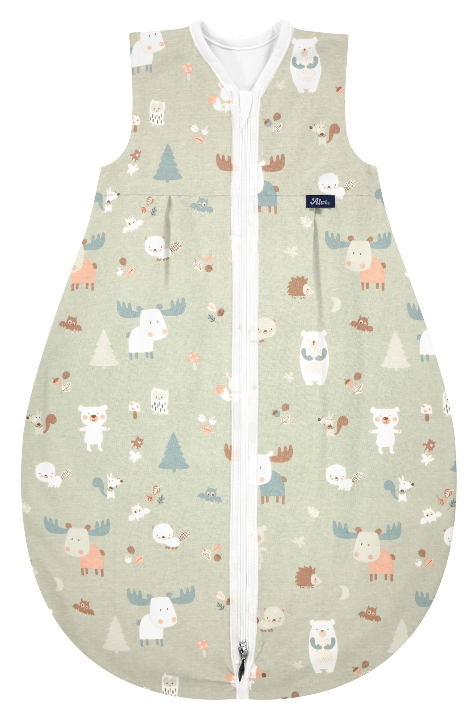 Alvi® Babyschlafsack Alvi Mäxchen light Sommer Schlafsack Baby Forest