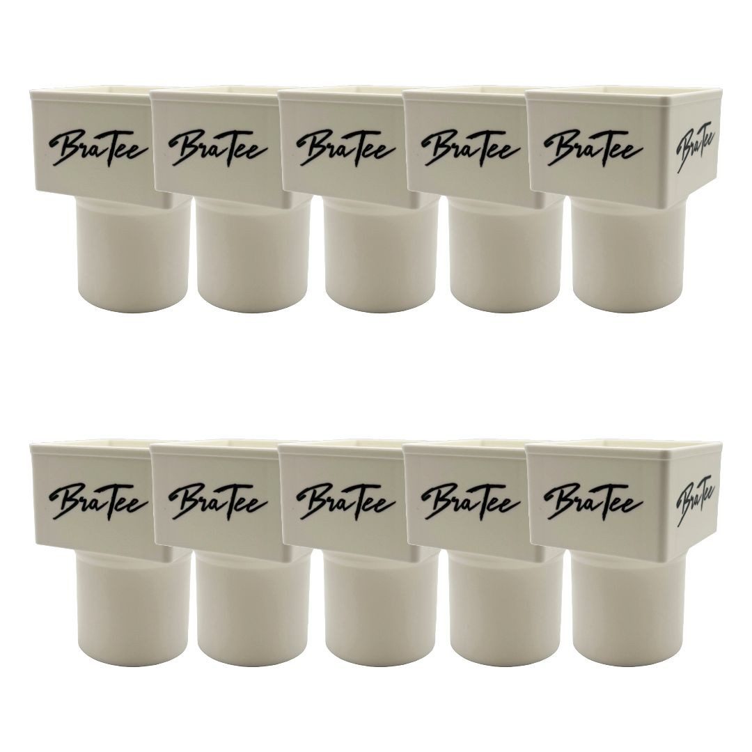 Mixcompany Becherhalter BraTee Getränkehalter 10er-Set – stylische Becherhalter mit Logo