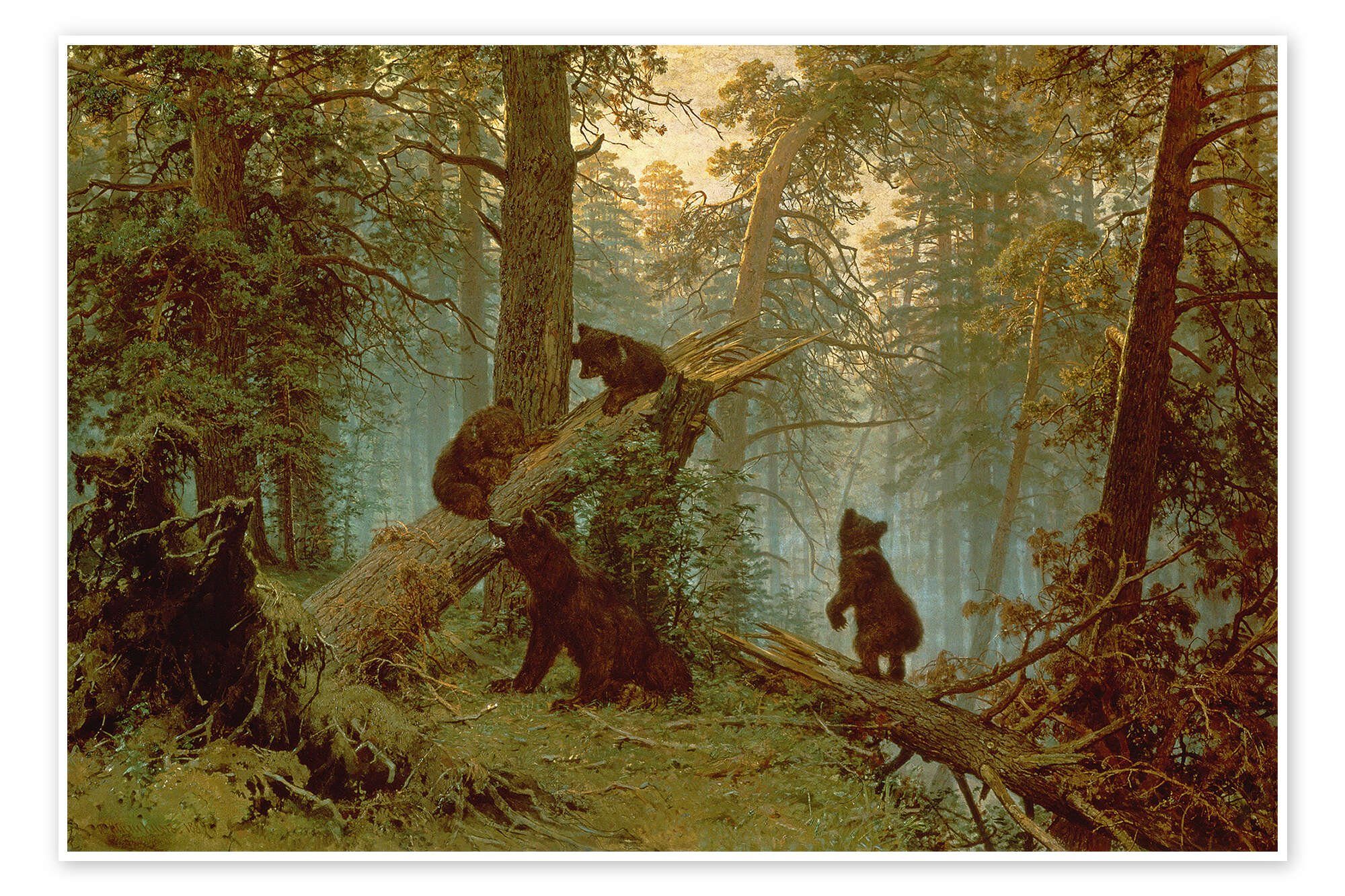 Posterlounge Poster Ivan Ivanovich Shishkin, Morgen günstig online kaufen