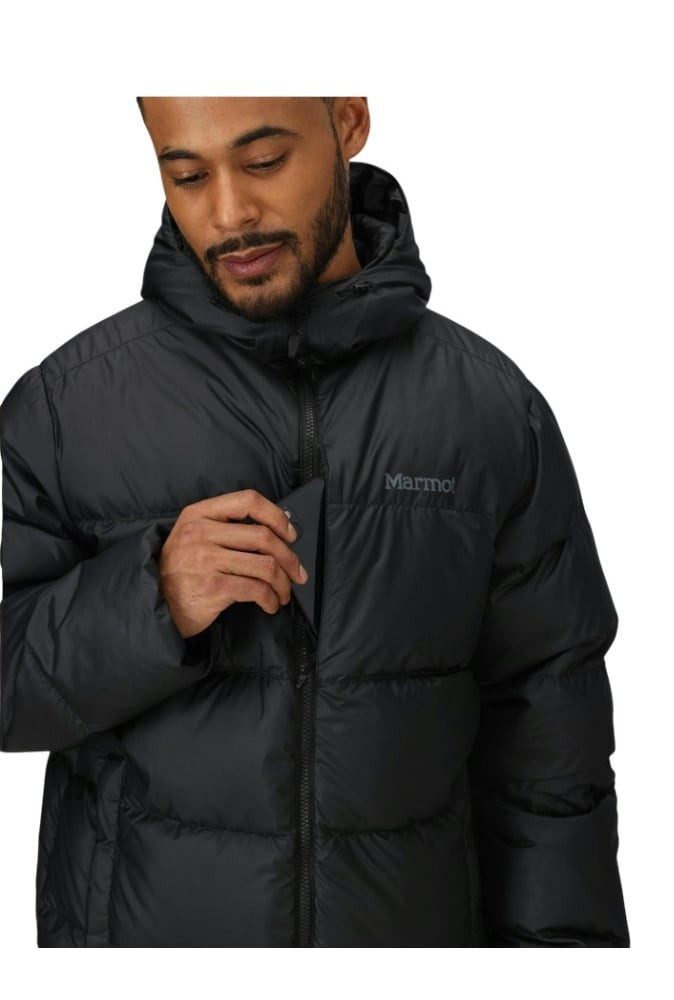 Marmot Winterjacke Winter-Daunenjacke Guides Down Hoody 2025 (wärmend dank Daunenfüllung)