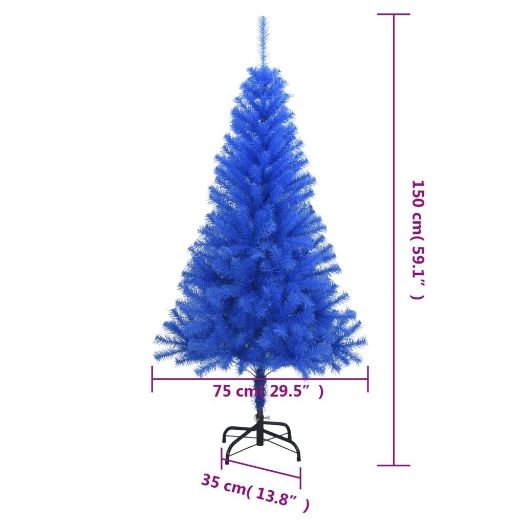 150 cm furnicato Künstlicher Ständer Weihnachtsbaum Blau mit PVC