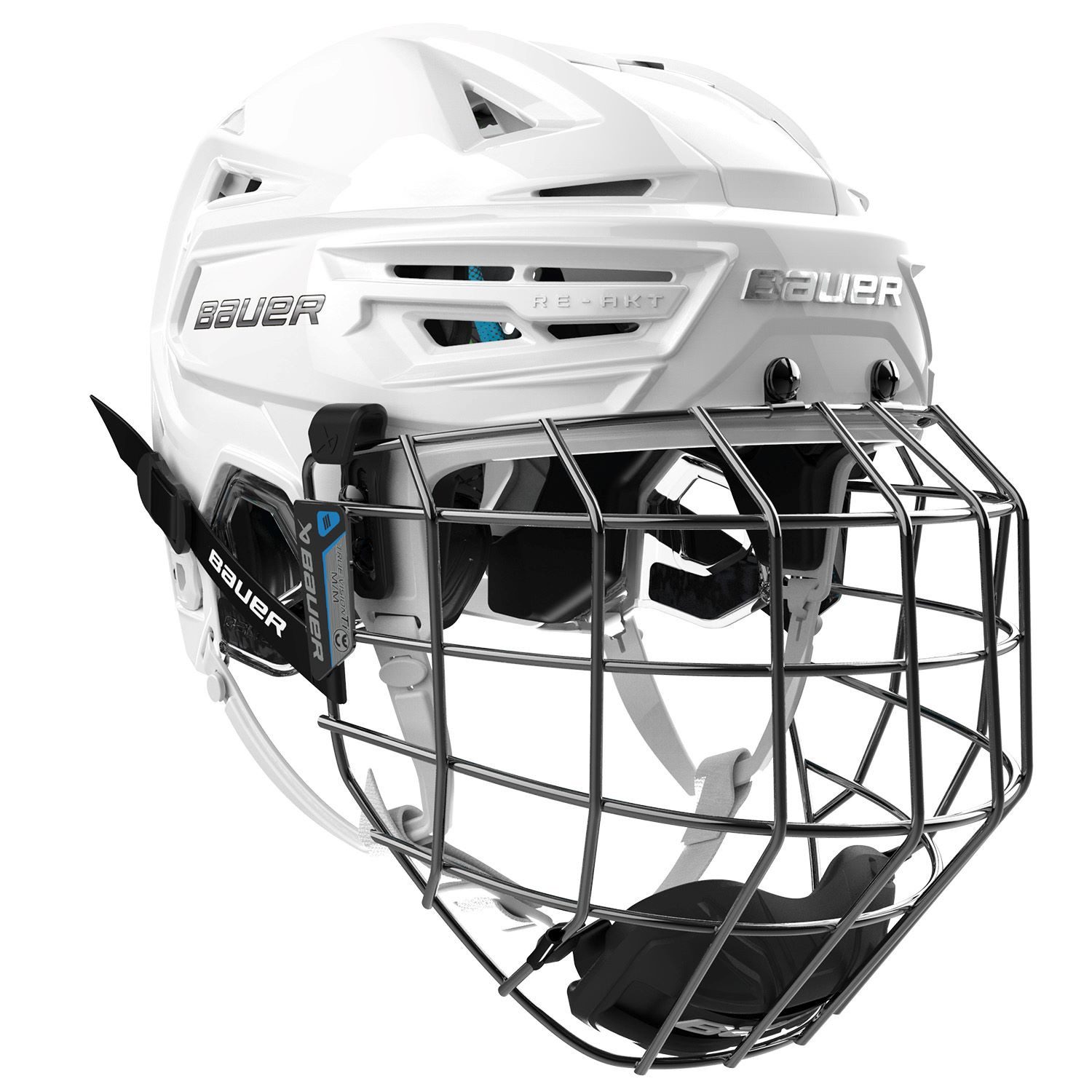 Eishockeyhelm Helm Bauer Combo (mit Gitter) RE-AKT 155