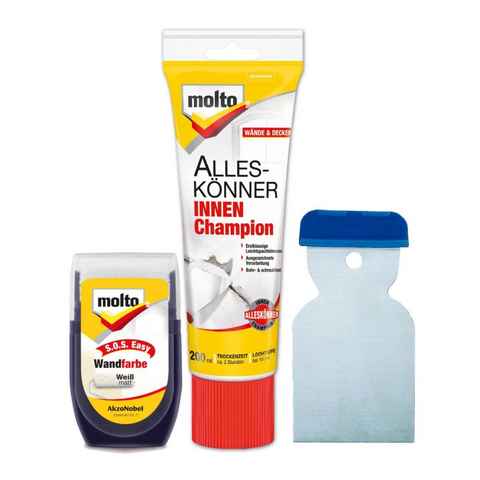 Molto Reparatur-Set UNIVERSAL REPARATUR-Set Alleskönner für Löcher Risse Schäden, 3-St.