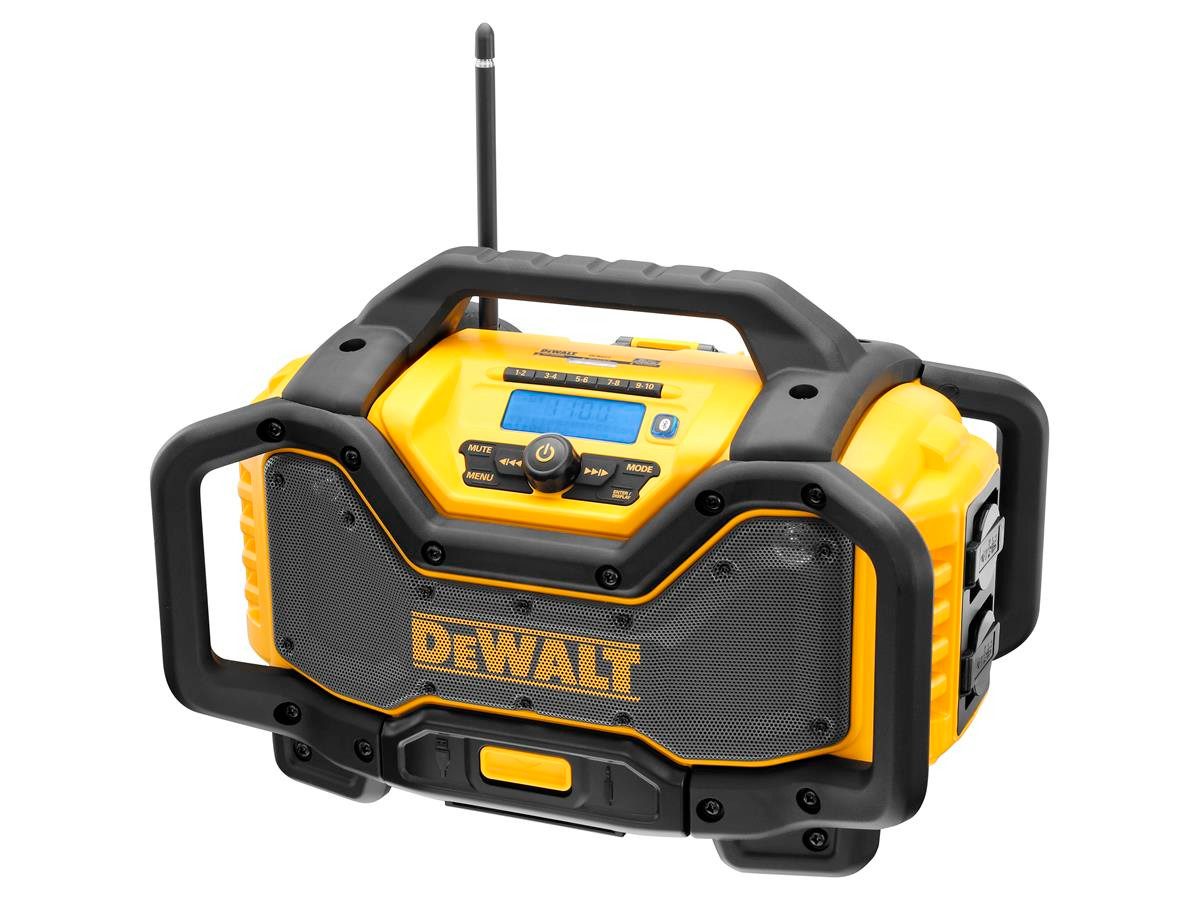 DeWalt 14,4, 18,0 und 54,0 Baustellenradio (Digitalradio (DAB), FM-Tuner, ohne Akku und Ladegerät, Radio-Frequenzen: DAB+ / FM Stereo)