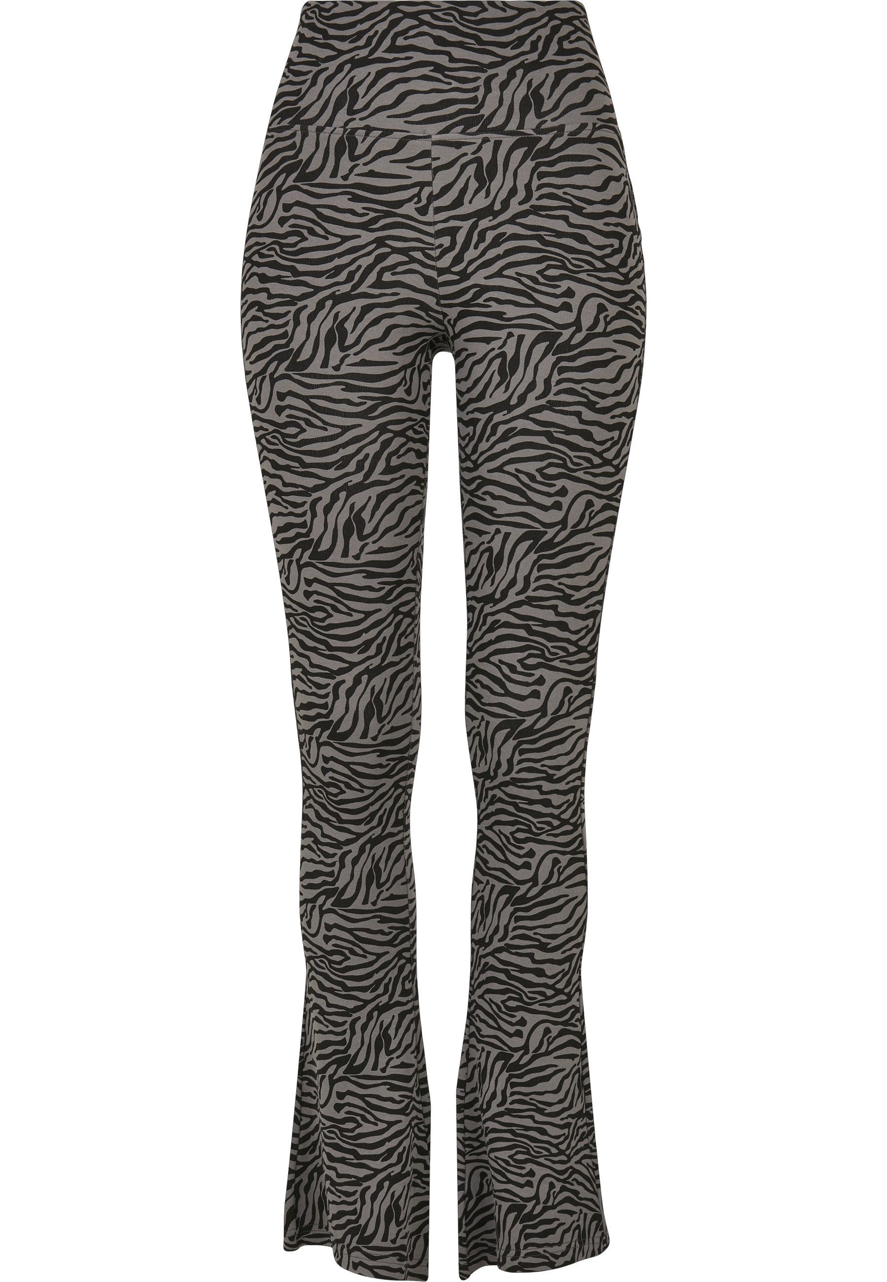 URBAN CLASSICS Leggings Urban Classics Damen Ladies High Waist Zebra Boot Cut Leggings (1-tlg)