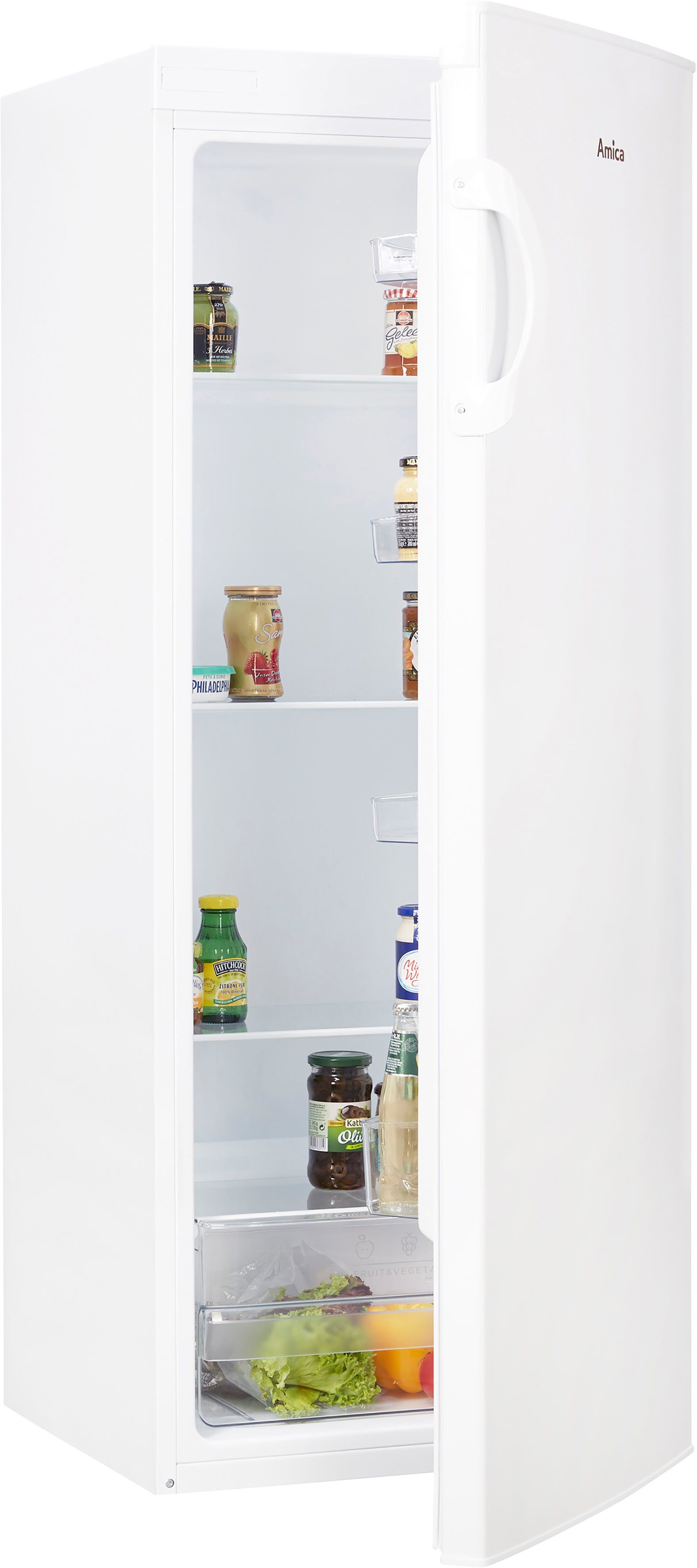 Amica Vollraumkühlschrank VKS 354 130 W, 142 cm hoch, 55 cm breit online  kaufen | OTTO