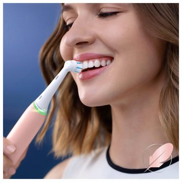 Oral-B Aufsteckbürste iO, Sanfte Reinigung für elektrische Zahnbürste, 6 Stück