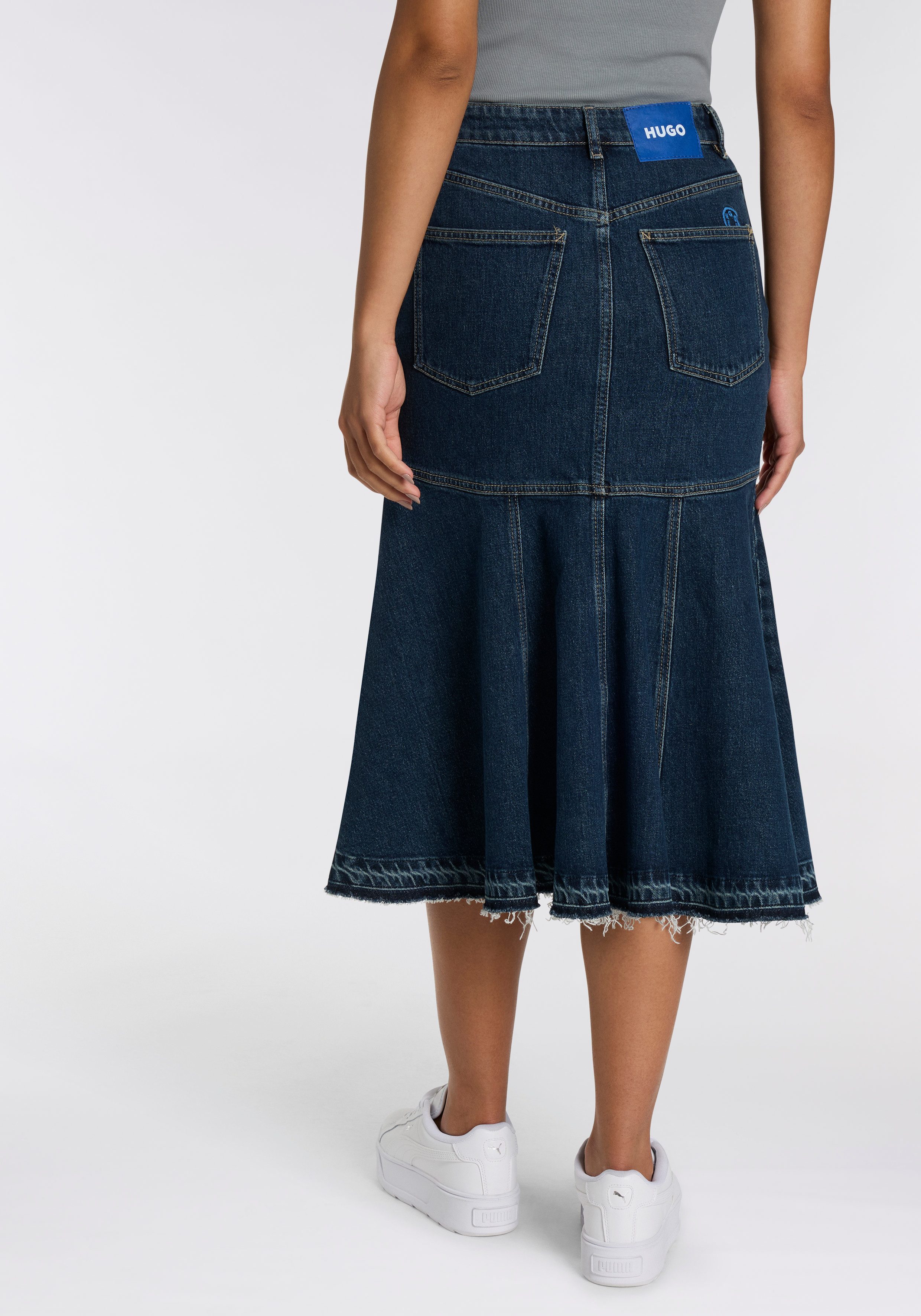 HUGO Blue Jeansrock Gidya Mid Rise, günstig online kaufen