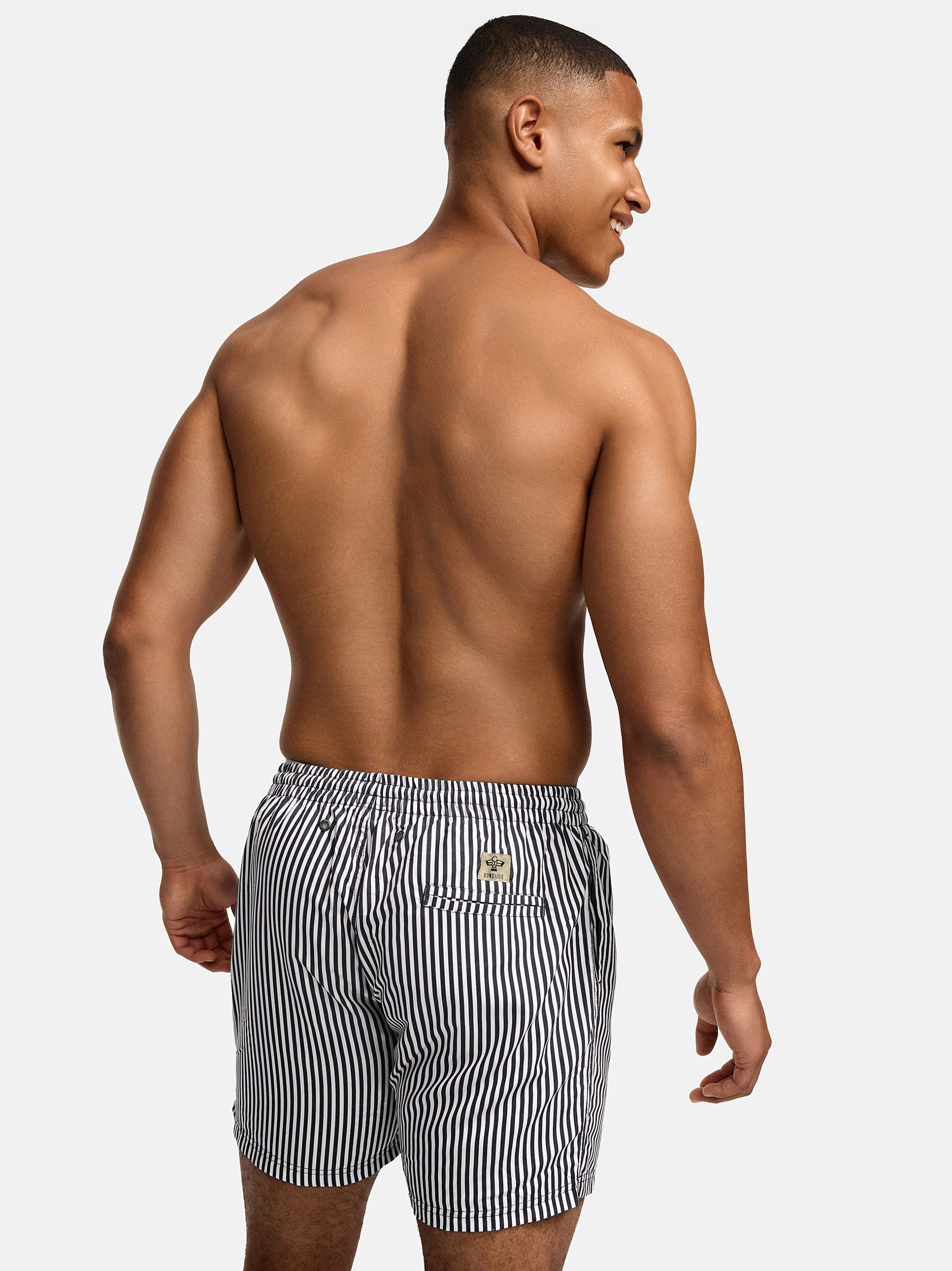 Bondi Joe Badeshorts Premium Badehose Campbell ohne Netz Boardshorts schnelltrocknend