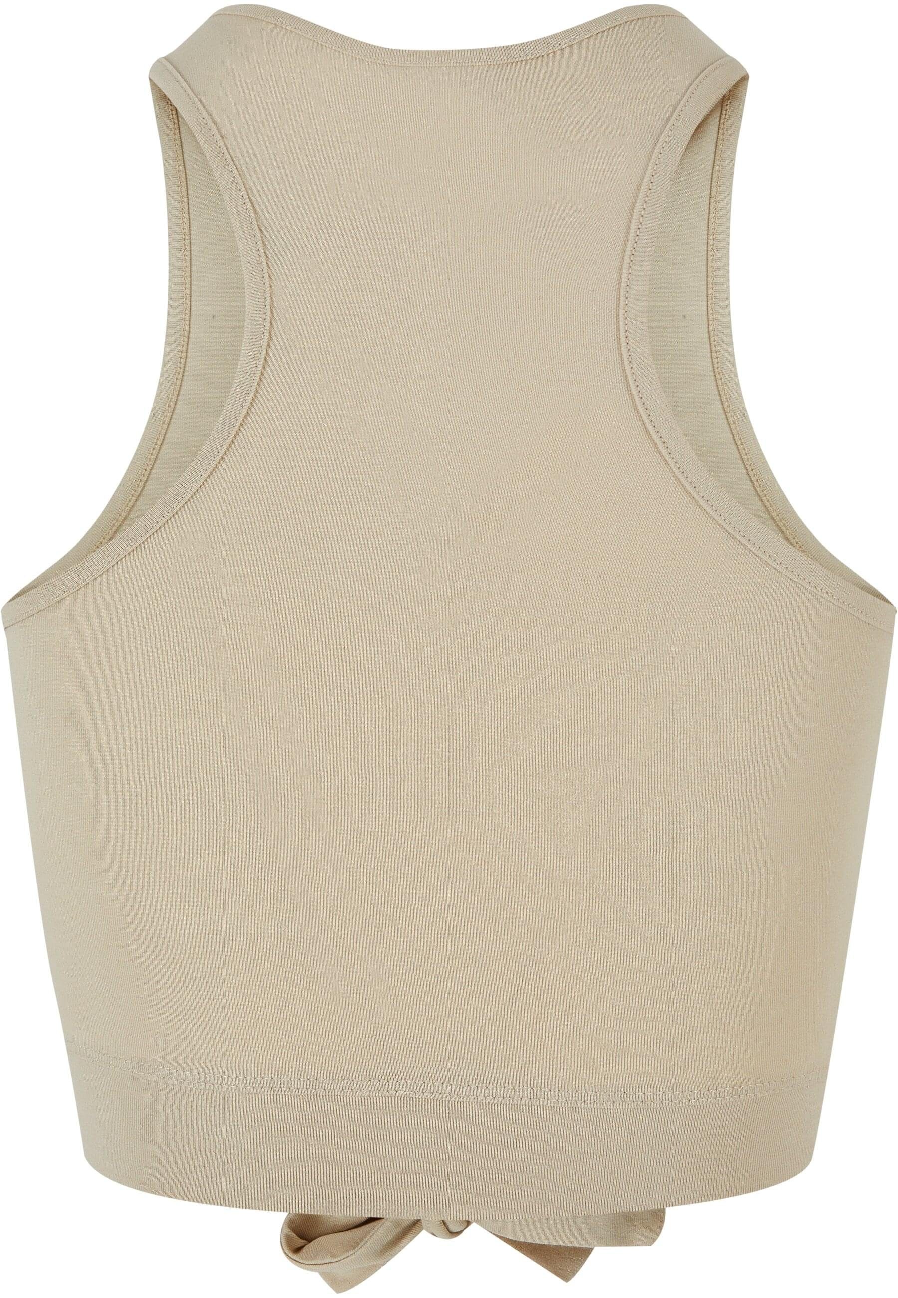 URBAN CLASSICS Muskelshirt "Urban Classics Damen Ladies Cropped Knot Top", günstig online kaufen