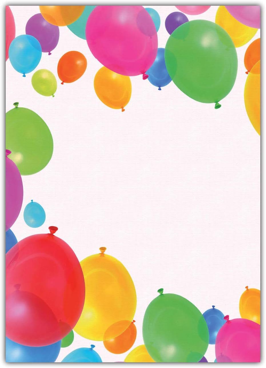 Briefpapier Motivpapier Kinder - Kindermotive DIN A4, gut beschreibbar