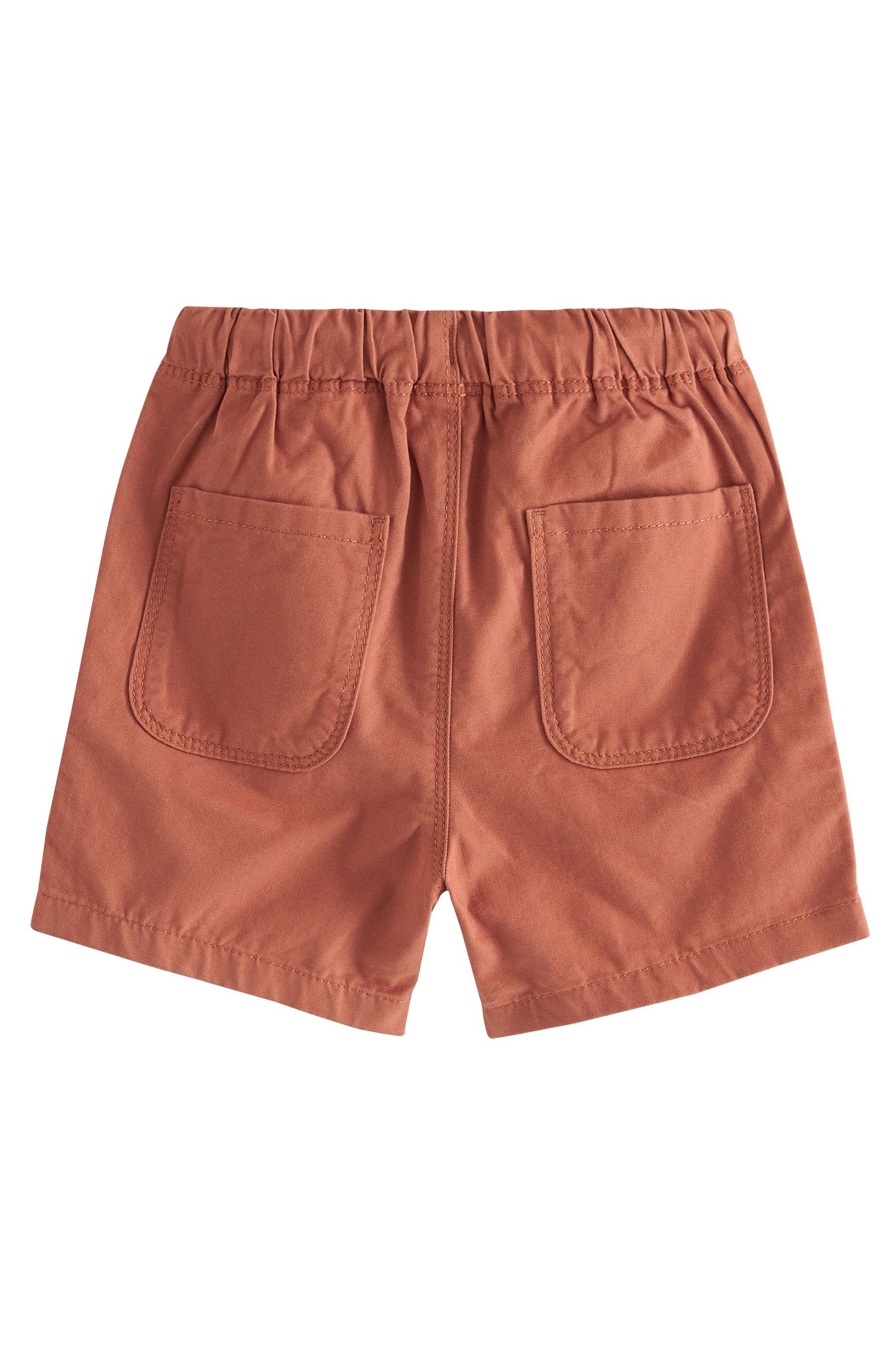 Brown Shorts Schlupfshorts (1-tlg) Rust Next