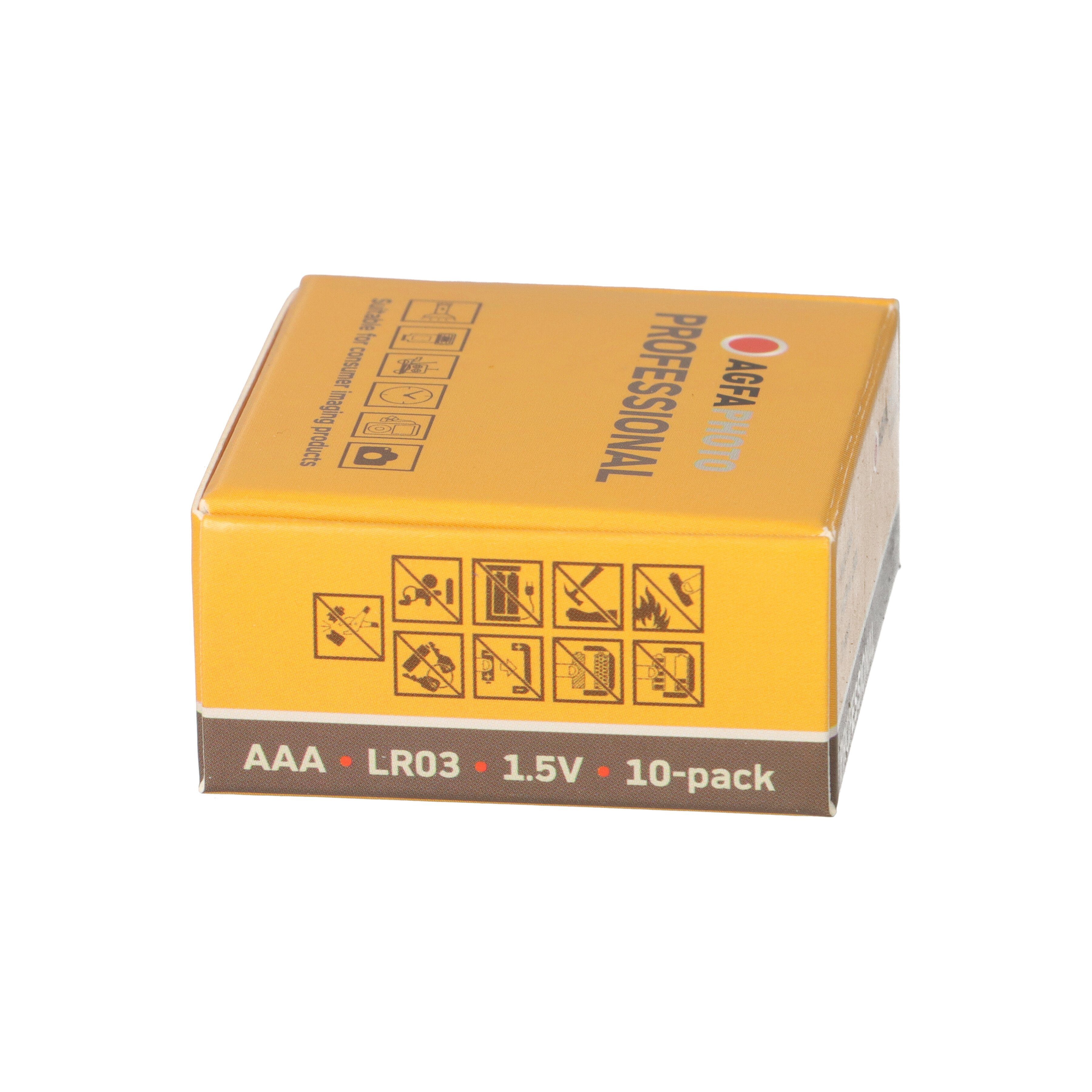 Batterie Micro 10 1.5V Batterie AAA Professional AGFAPHOTO Stück AgfaPhoto