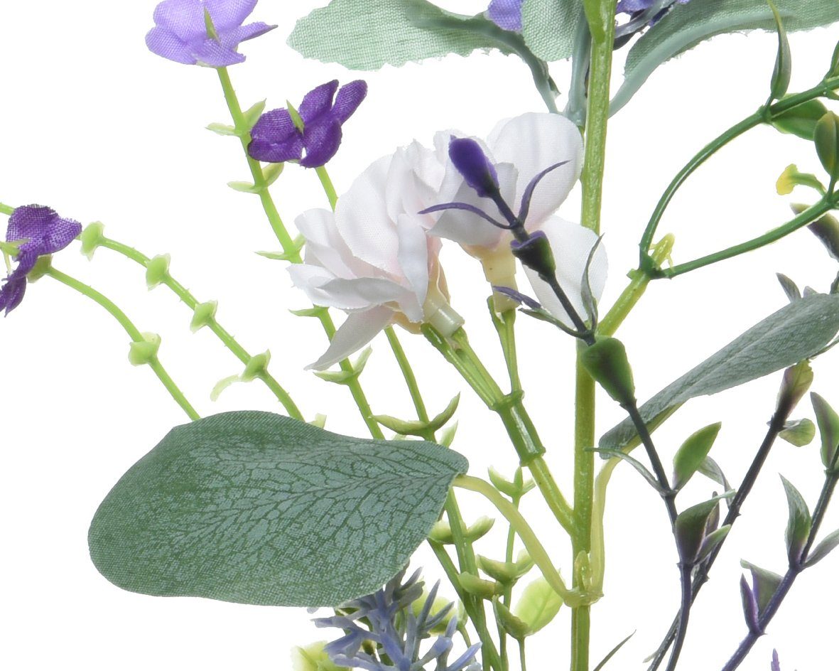 flieder 1 Wildblumen Kunstblumen season sortiert Kunstblume, lila decorations, Decoris 180cm Girlande / Stück