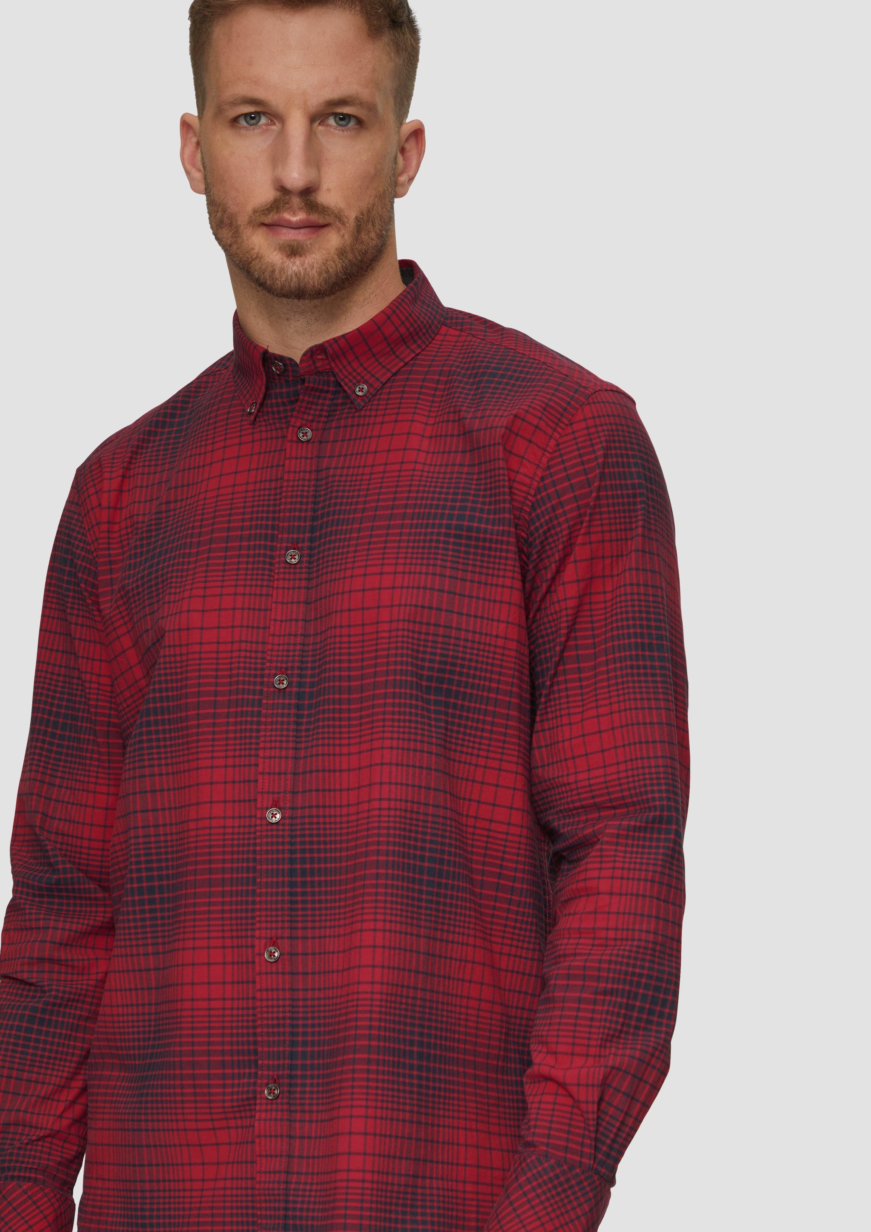 s.Oliver Langarmhemd Regular Fit: Hemd aus günstig online kaufen
