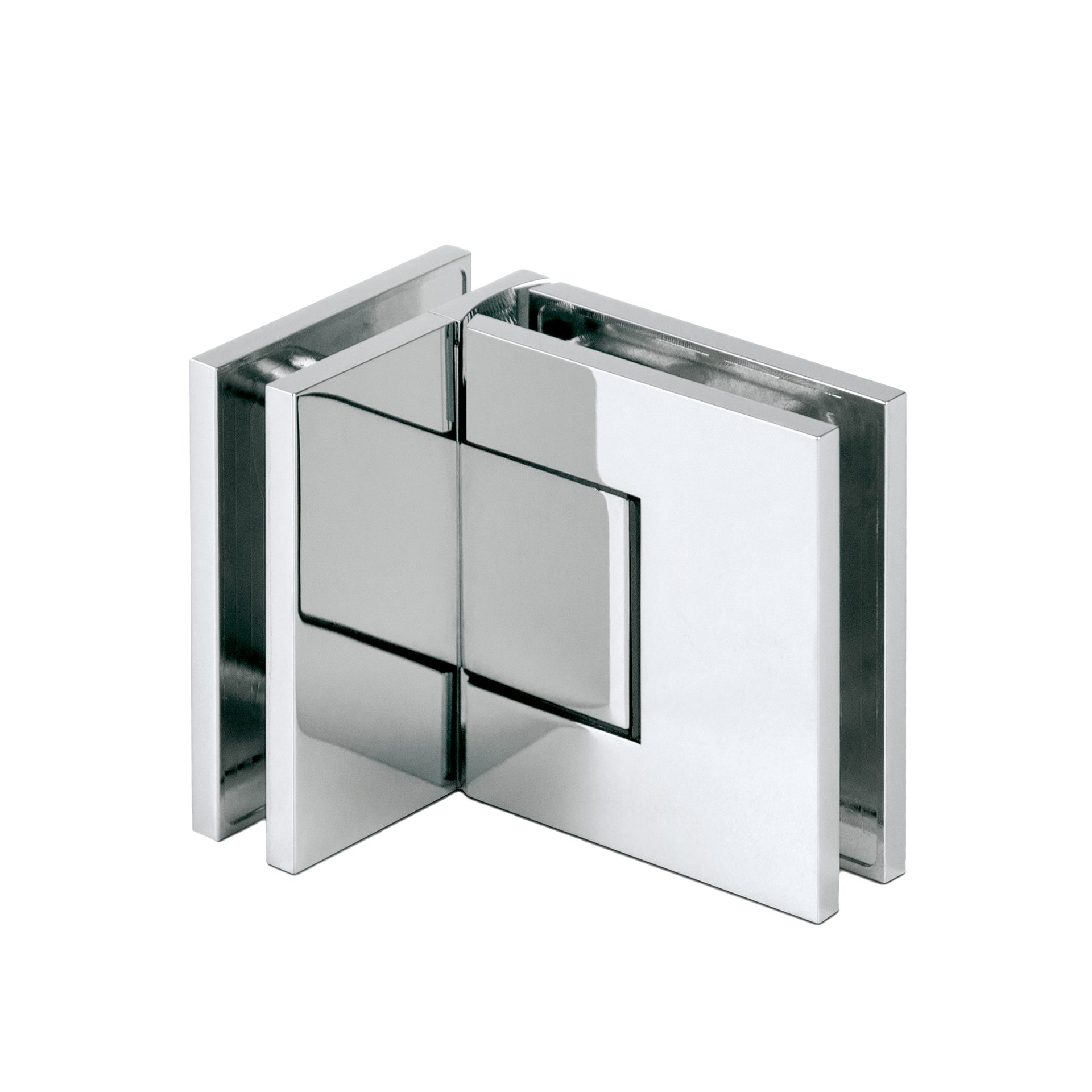 Starhome Türbeschlag Duschtür-Pendelband EXCITE Glas an Glas 90° (2 Stück/Set), Geeignet für 8 und 10 mm Glasdicke, maximale Duschtürbreite 1.000 mm