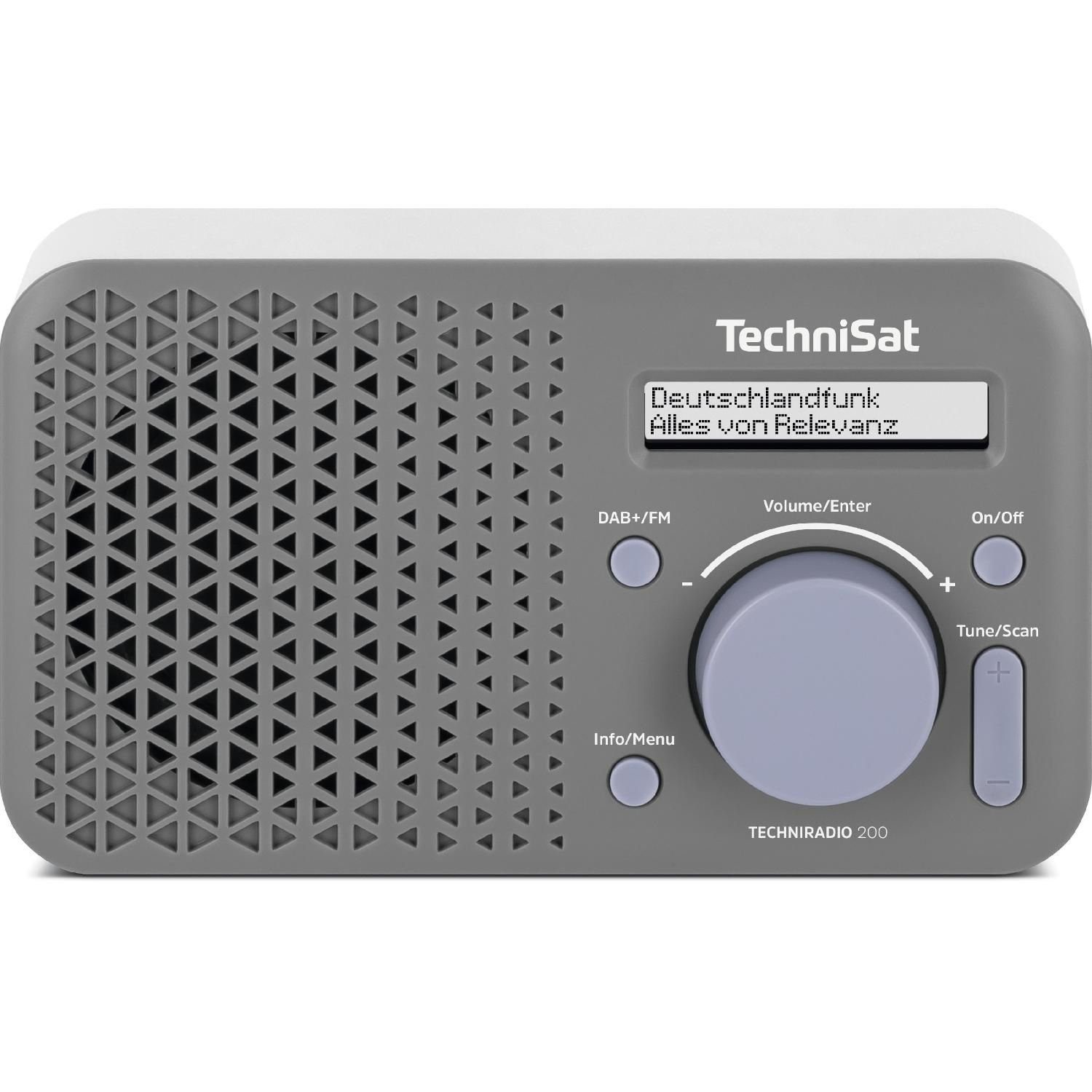 TechniSat TECHNIRADIO 200 DAB+ Digitalradio Portable UKW-Radio mit RDS  Digitalradio (DAB) (1 W)