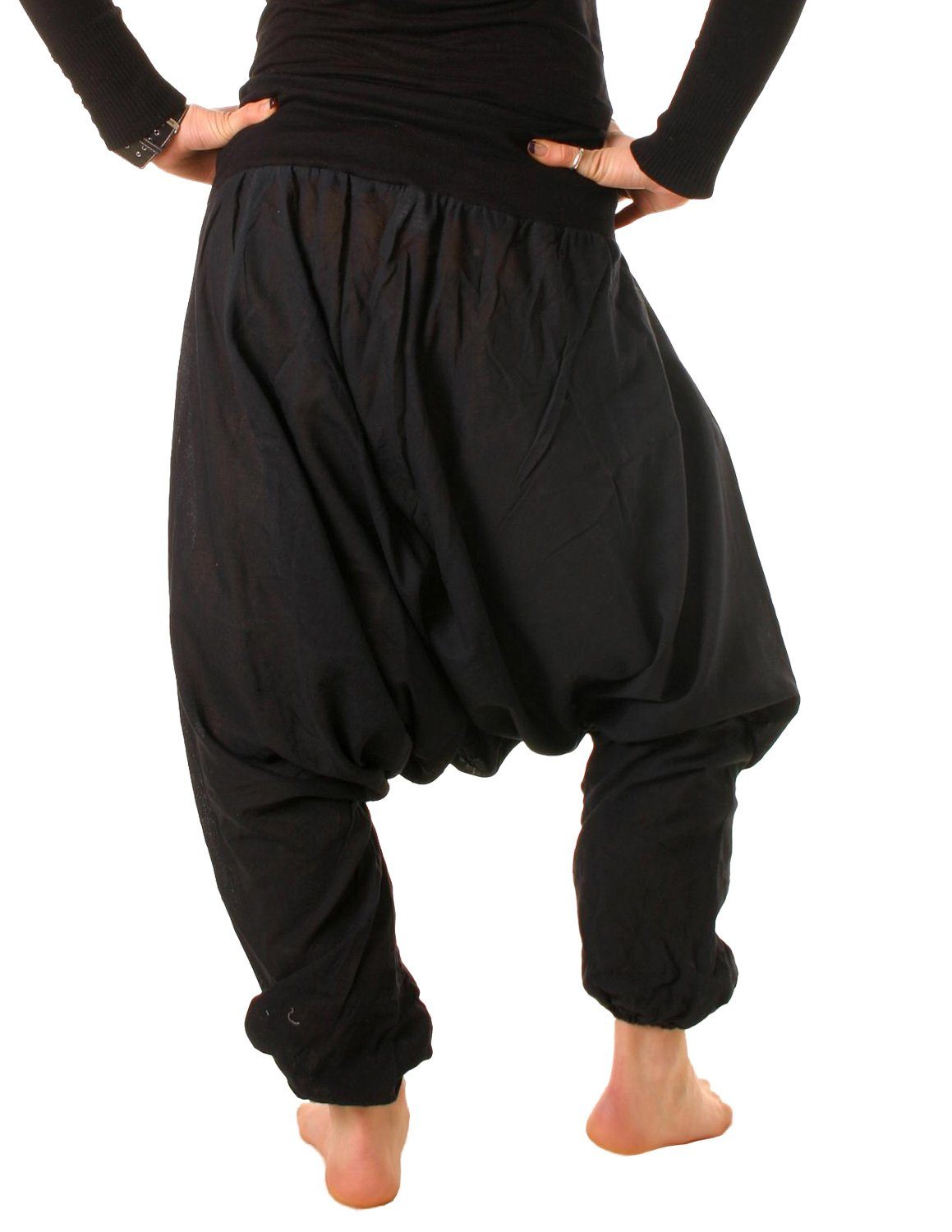 Vishes Haremshose Luftige Sommerhose Haremshose Pluderhose günstig online kaufen