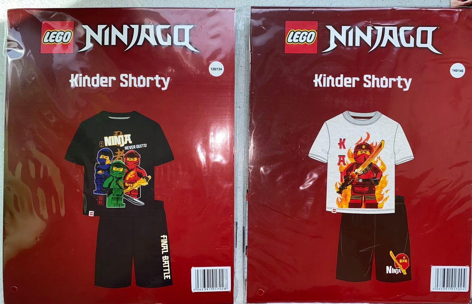 LEGO® Pyjama Lego® NINJAGO Pyjama Shorty Ninja Schlafanzug Jungen + Mädchen Lego Jungen Pyjama – Bild 5 von 5