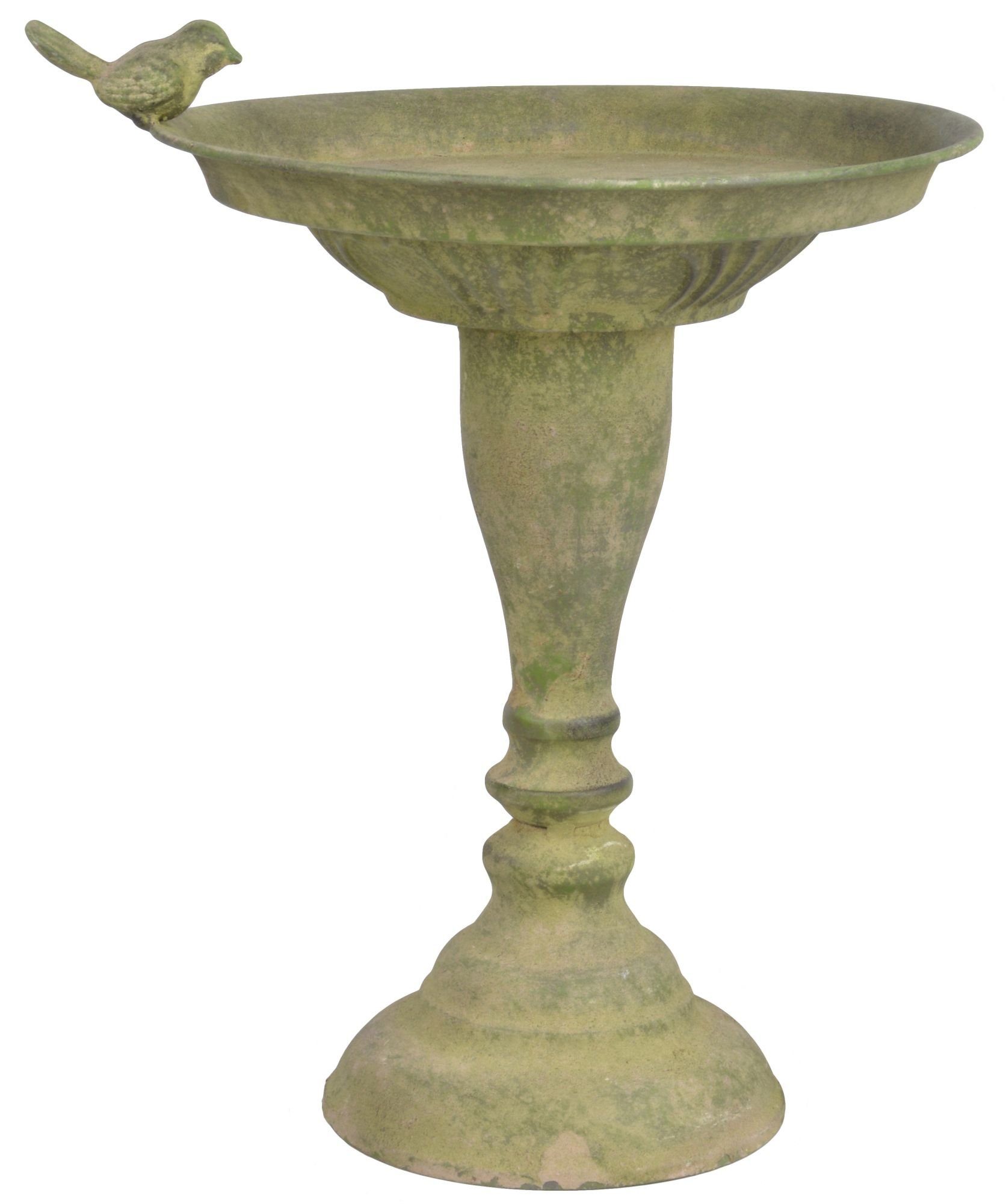 Vogeltränke Aged Metal