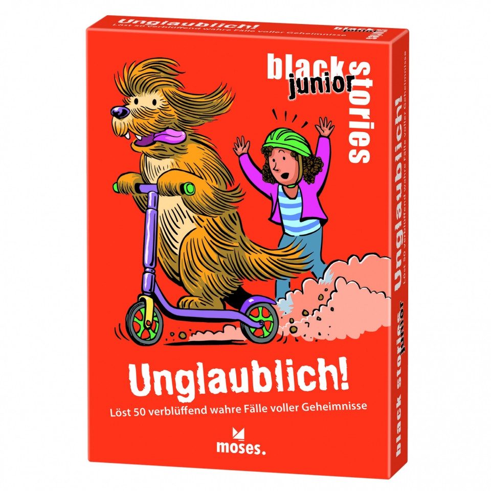 Moses. Verlag Spiel, black stories Junior - Unglaublich! - deutsch