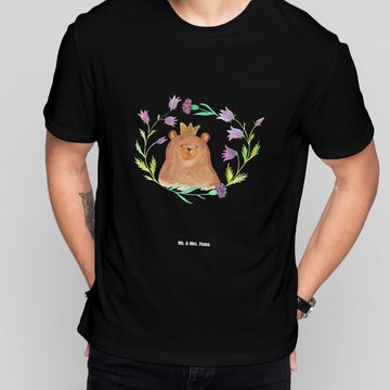 Mr. & Mrs. Panda T-Shirt Bär Königin - Schwarz - Geschenk, Teddybär, weltbeste Mama, beste Mam (1-tlg)