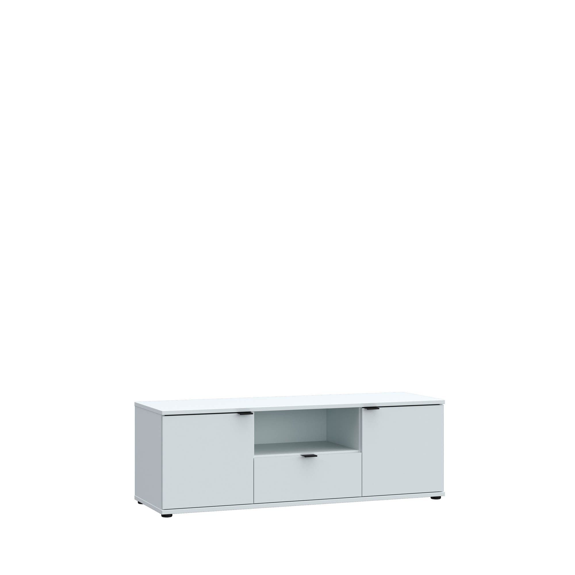 FORTE Lowboard "Ganymede", (Breite 129,8cm), TV Board, Stauraum, Schublade; günstig online kaufen