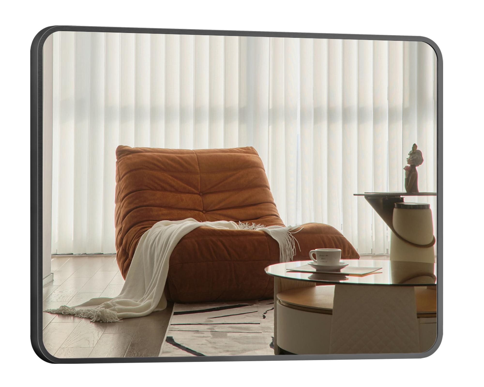 Hopibath Wandspiegel klein eckig rechteckig rund 40x60 40x40 Spiegel klein günstig online kaufen