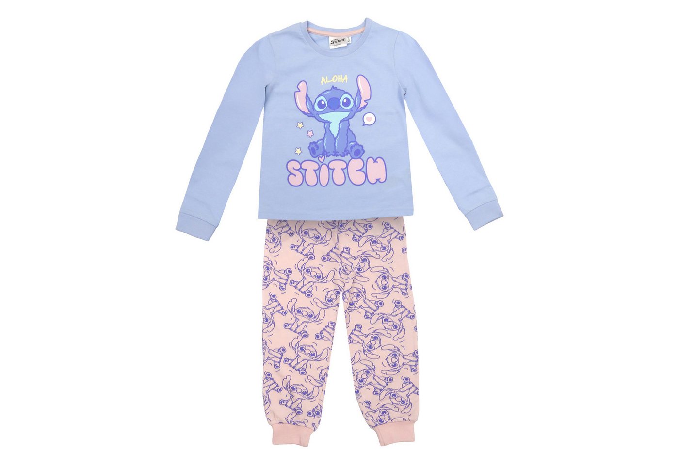 Lilo & Stitch Schlafanzug Disney Lilo und Stitch Mädchen Schlafanzug Pyjama