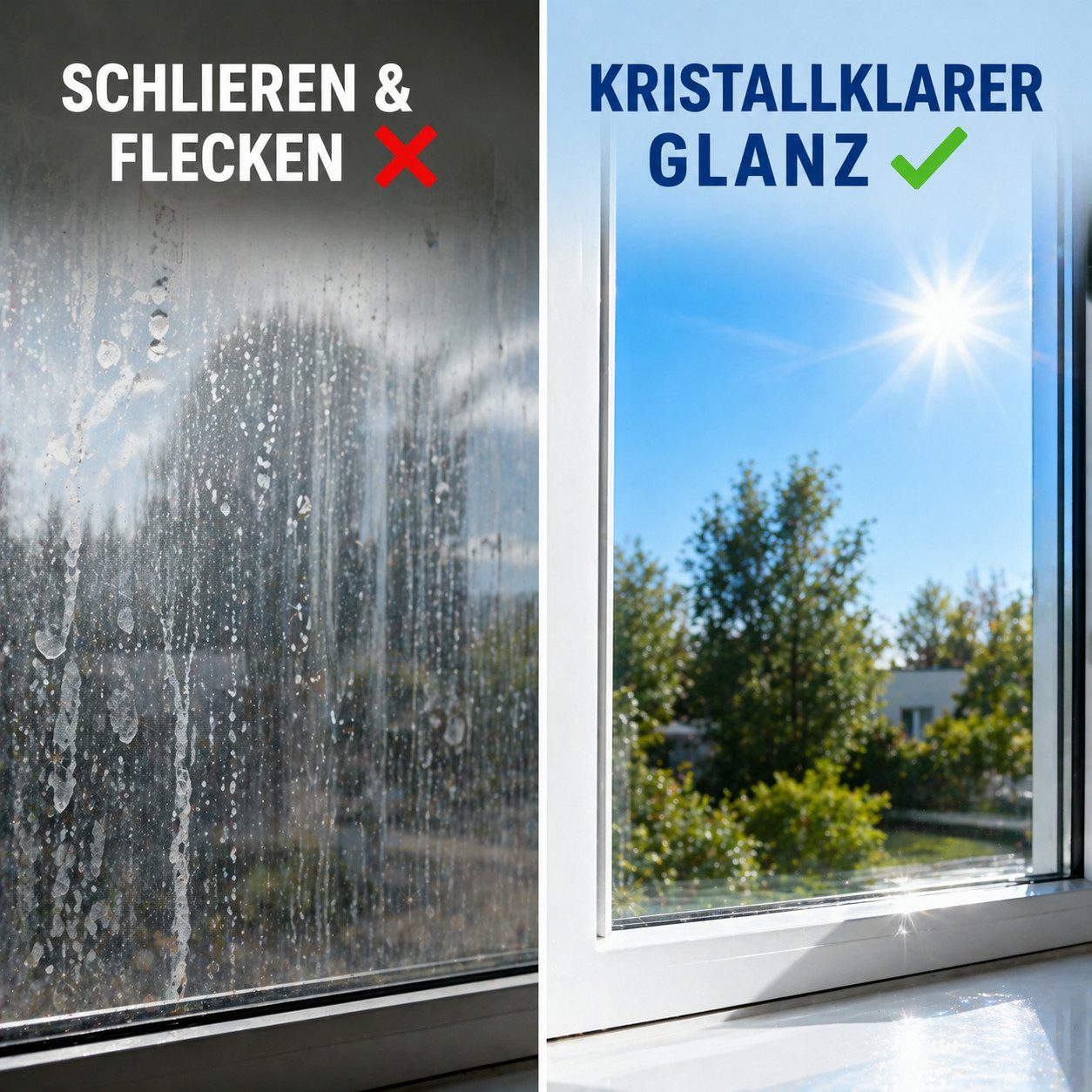 AQUA CLEAN Fensterreiniger Zauberglanz Konzentrat 2x 500ml