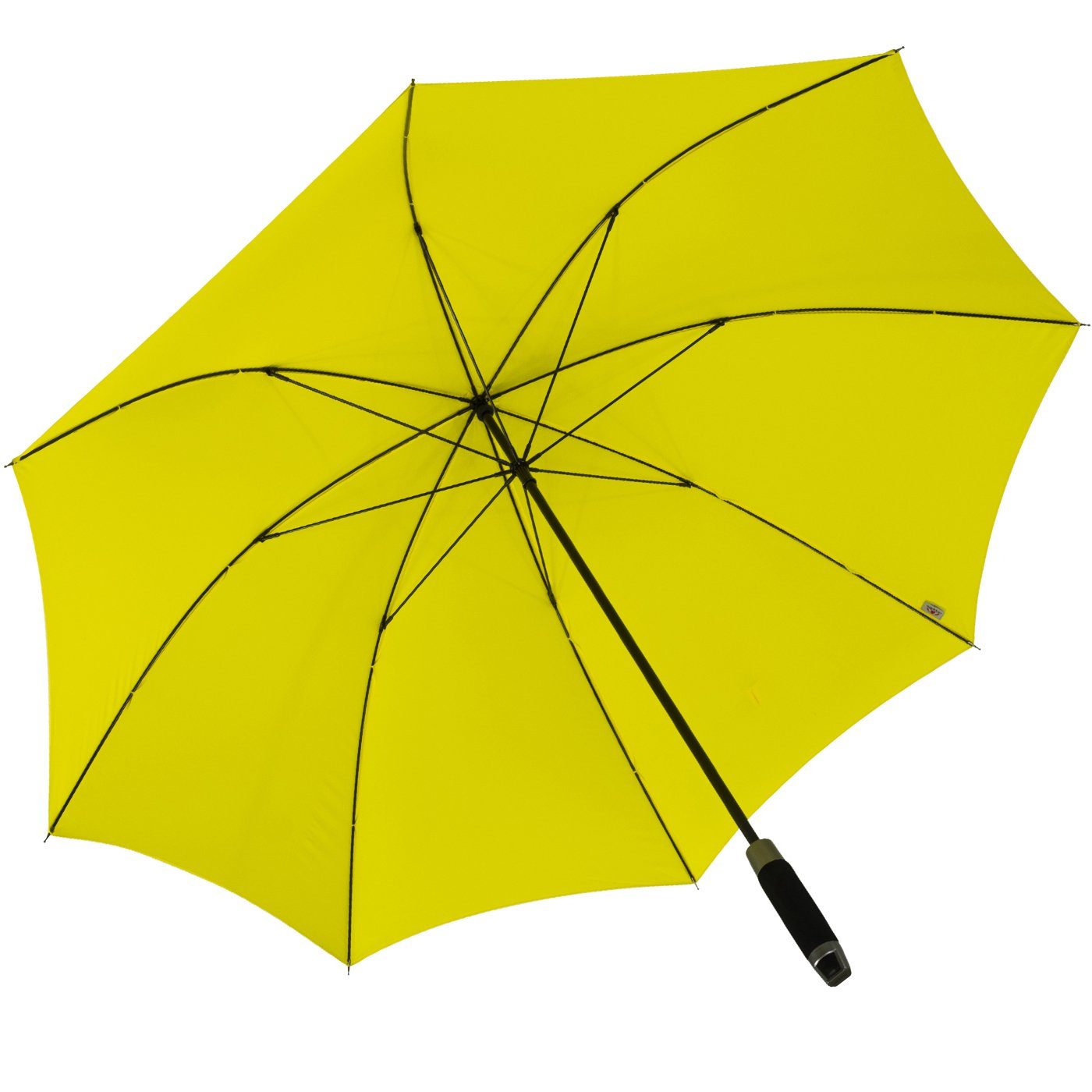 für doppler® und stabil, groß XXL Damen Langregenschirm gelb - Golfschirm, Herren, Partnerschirm und uni-Sommerfarben