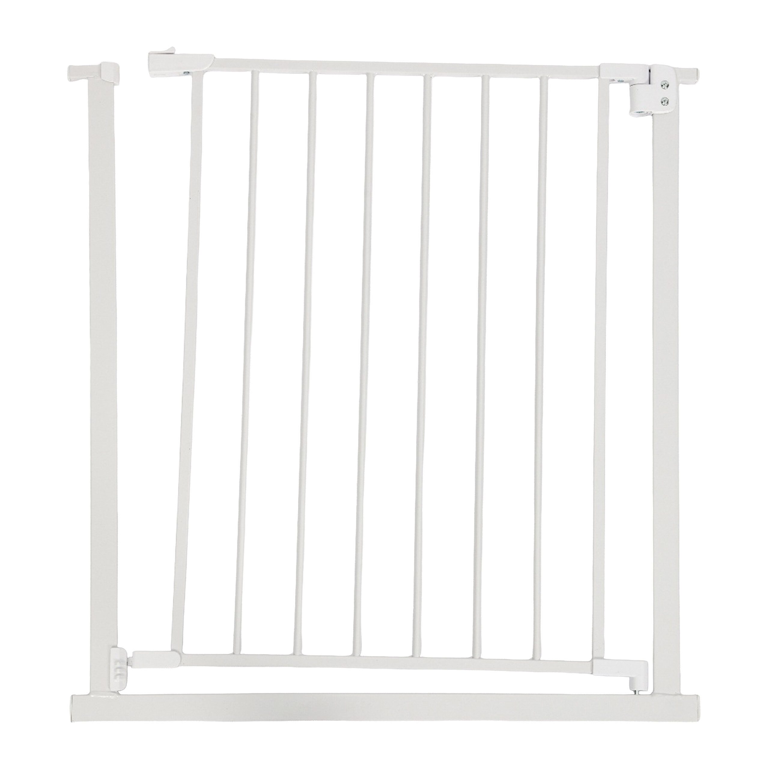relaxdays Дверной охранник Лестничные ворота 75–100 cm (ohne Verlängerung), weiss